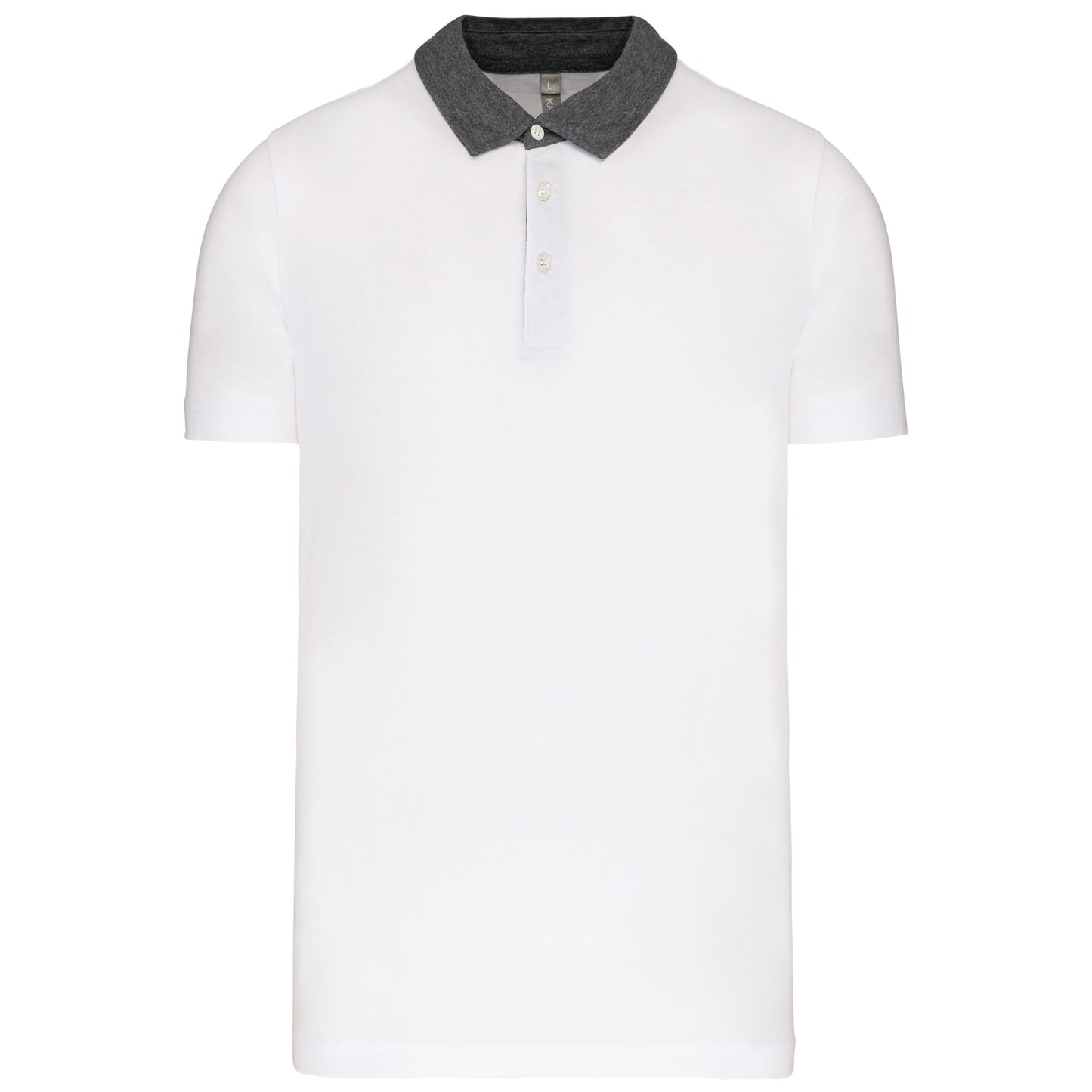K260 - Polo jersey uomo bicolore
