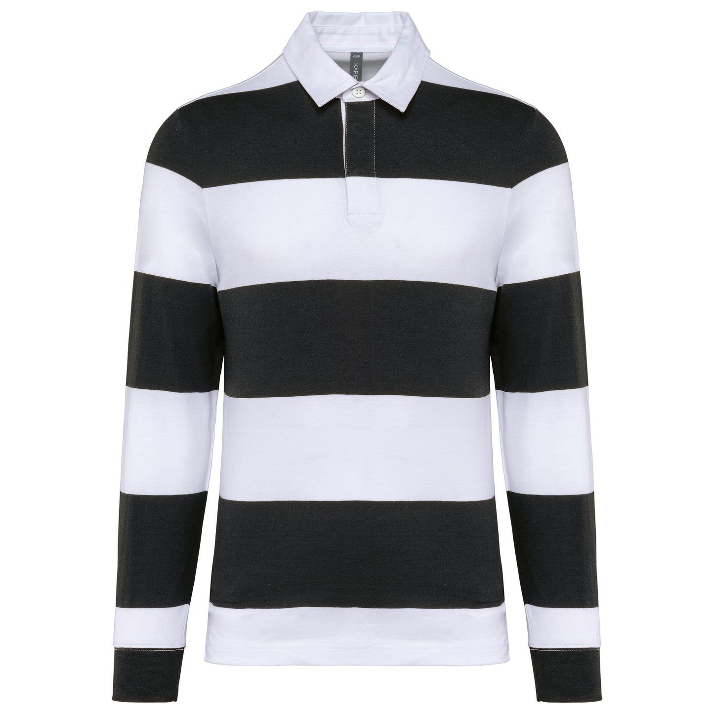 K285X - Polo rugby a righe maniche lunghe unisex