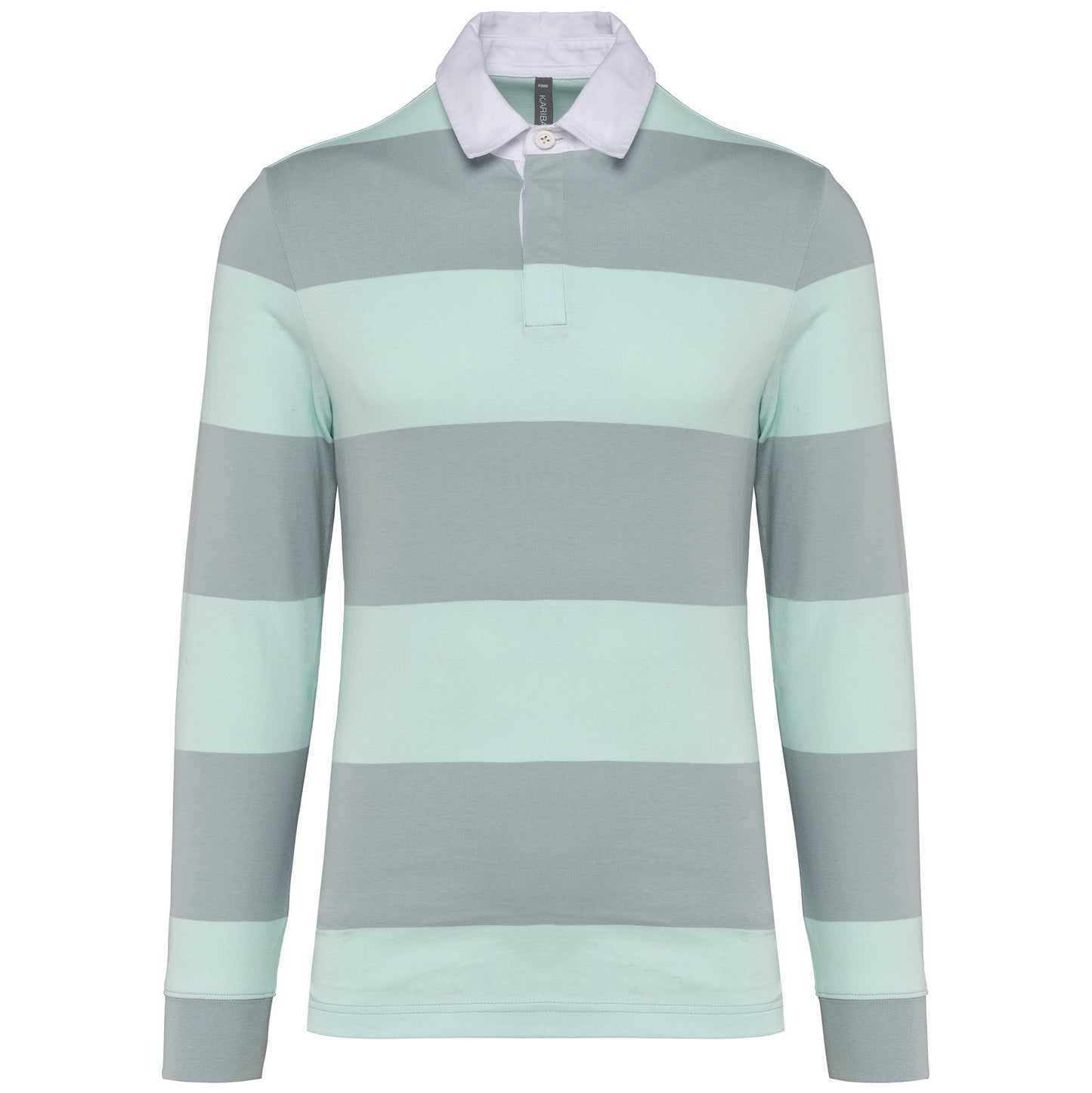 K285X - Polo rugby a righe maniche lunghe unisex