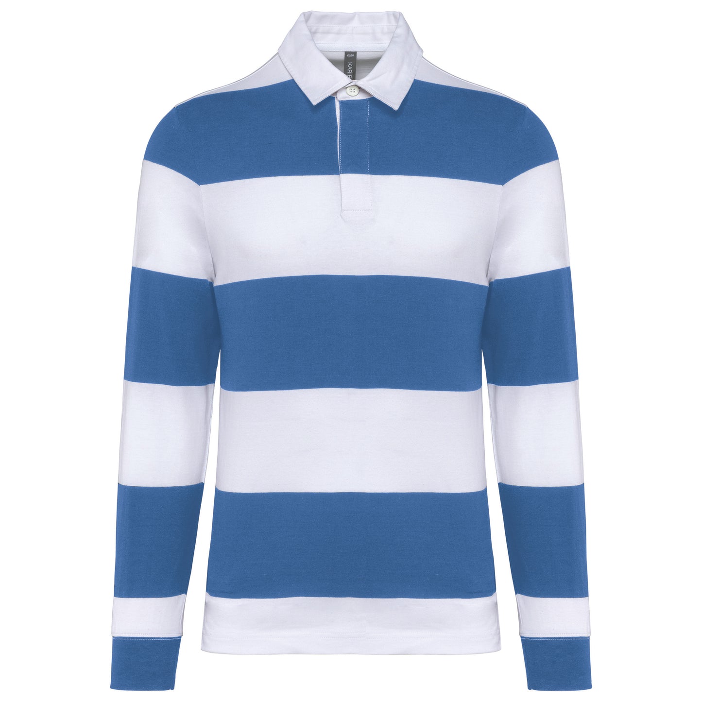 K285X - Polo rugby a righe maniche lunghe unisex
