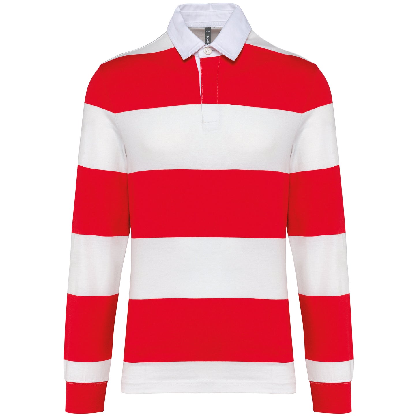 K285X - Polo rugby a righe maniche lunghe unisex