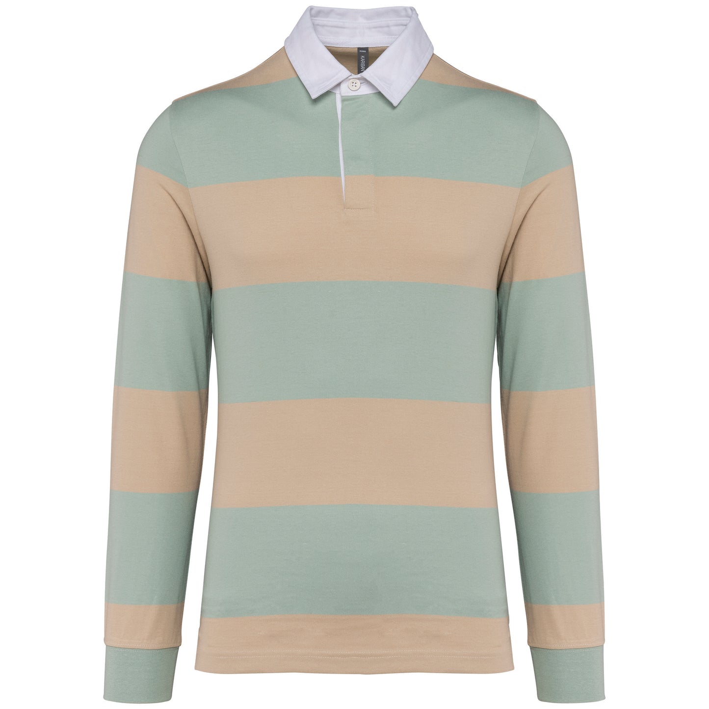 K285X - Polo rugby a righe maniche lunghe unisex
