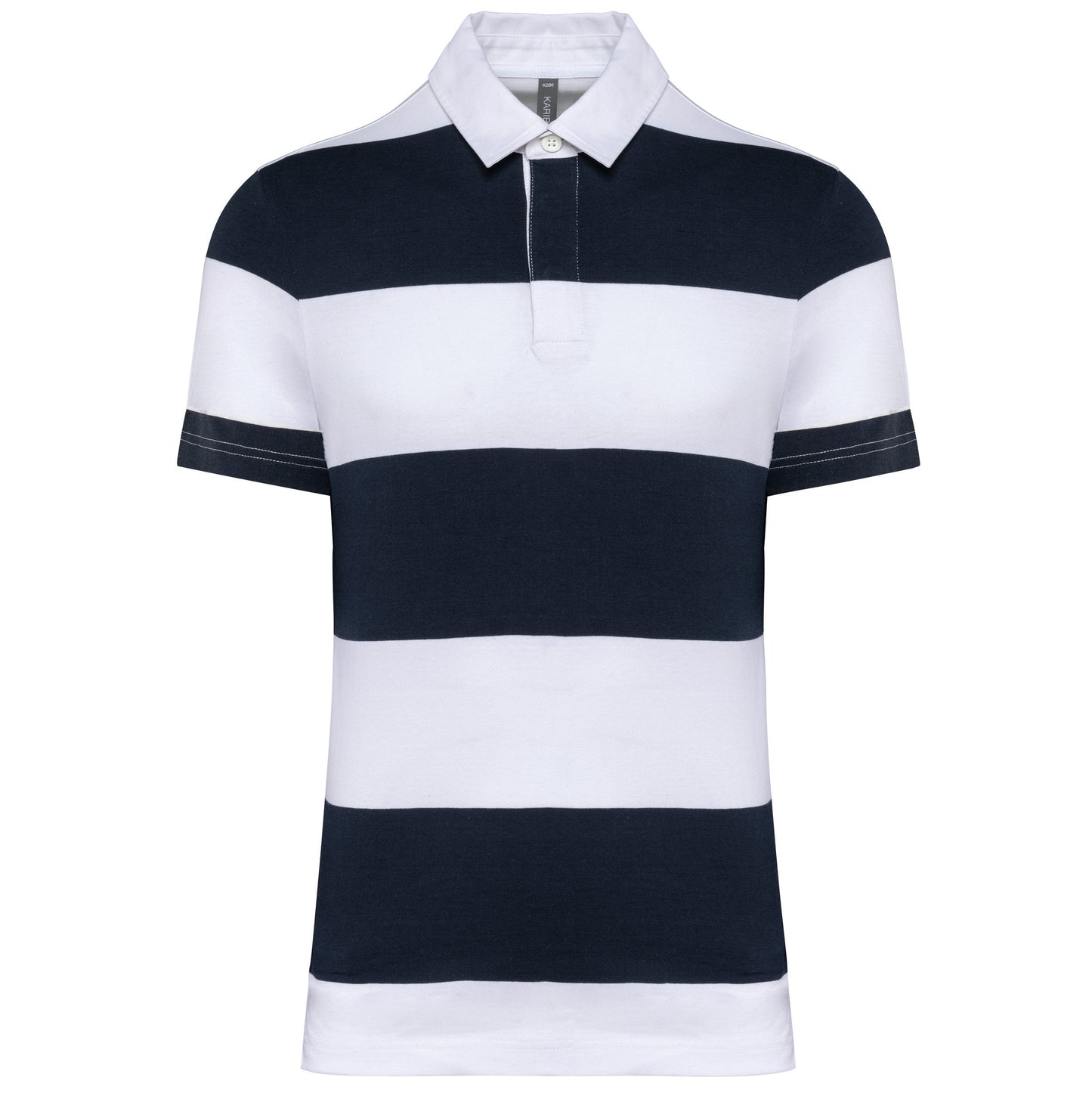 K286X - Polo rugby a righe maniche corte unisex