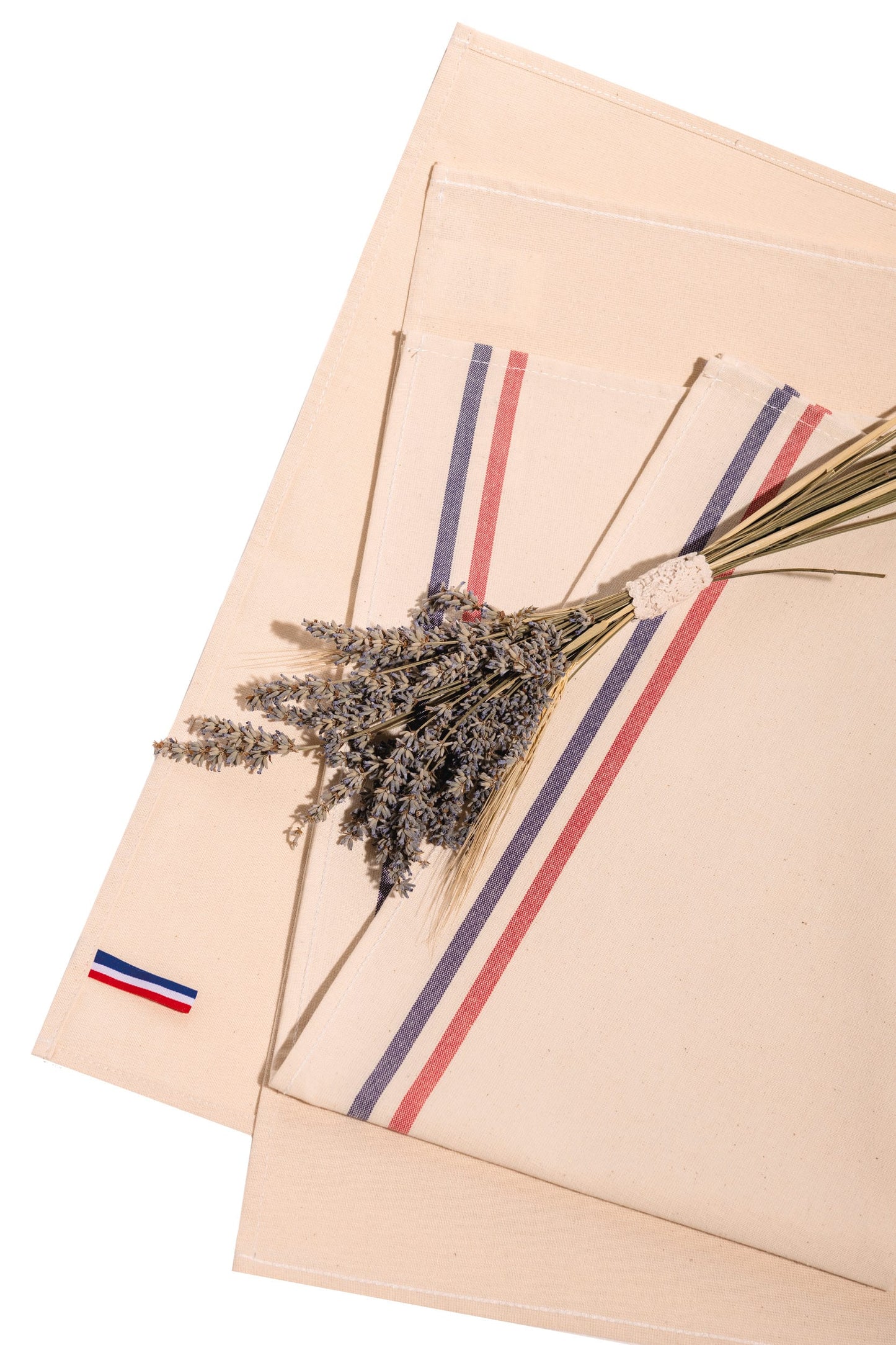 K138 - Panno per stoviglie 2 righe "Origine France Garantie"