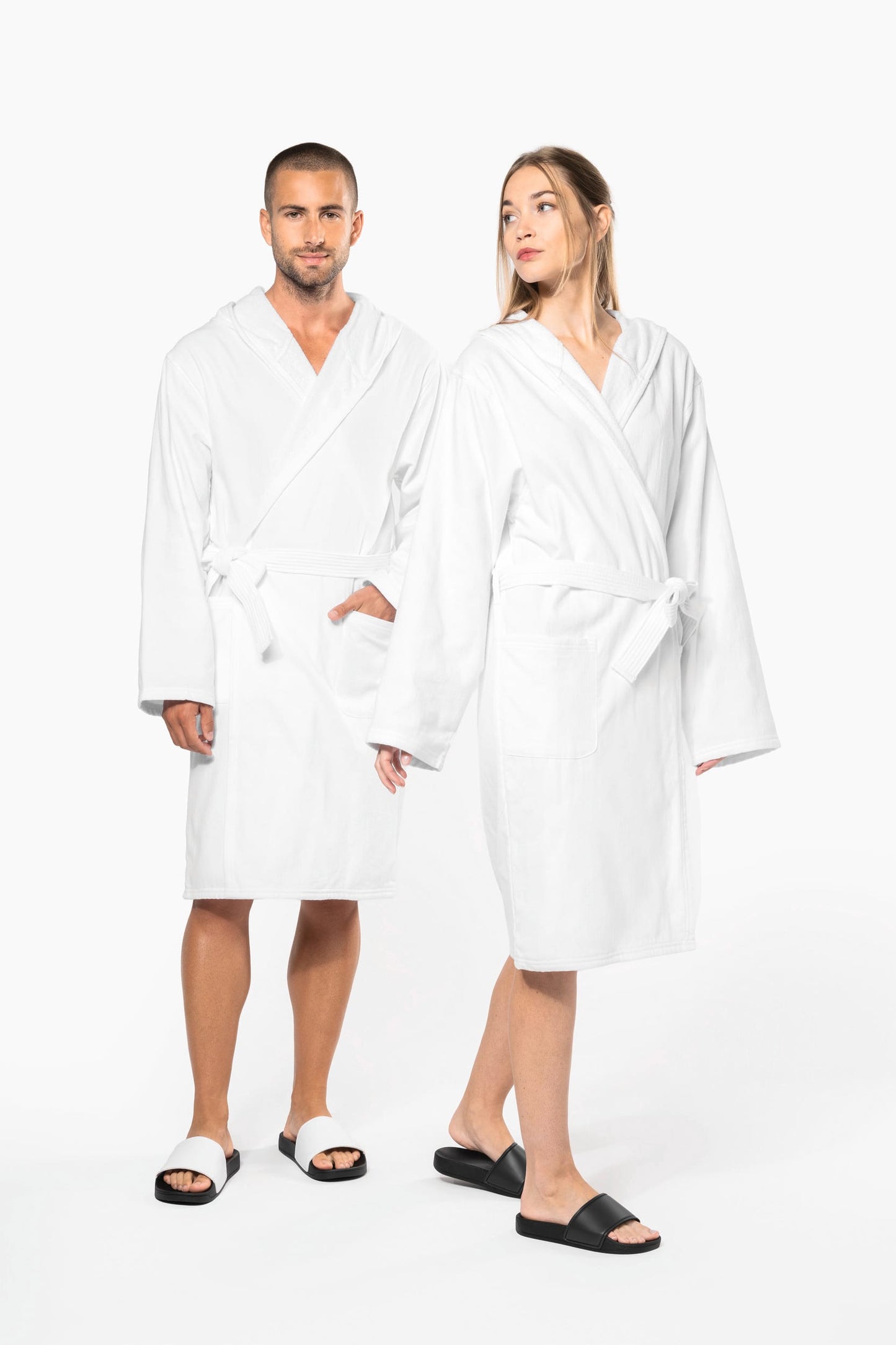 K140CXX - Accappatoio da bagno con cappuccio Bio