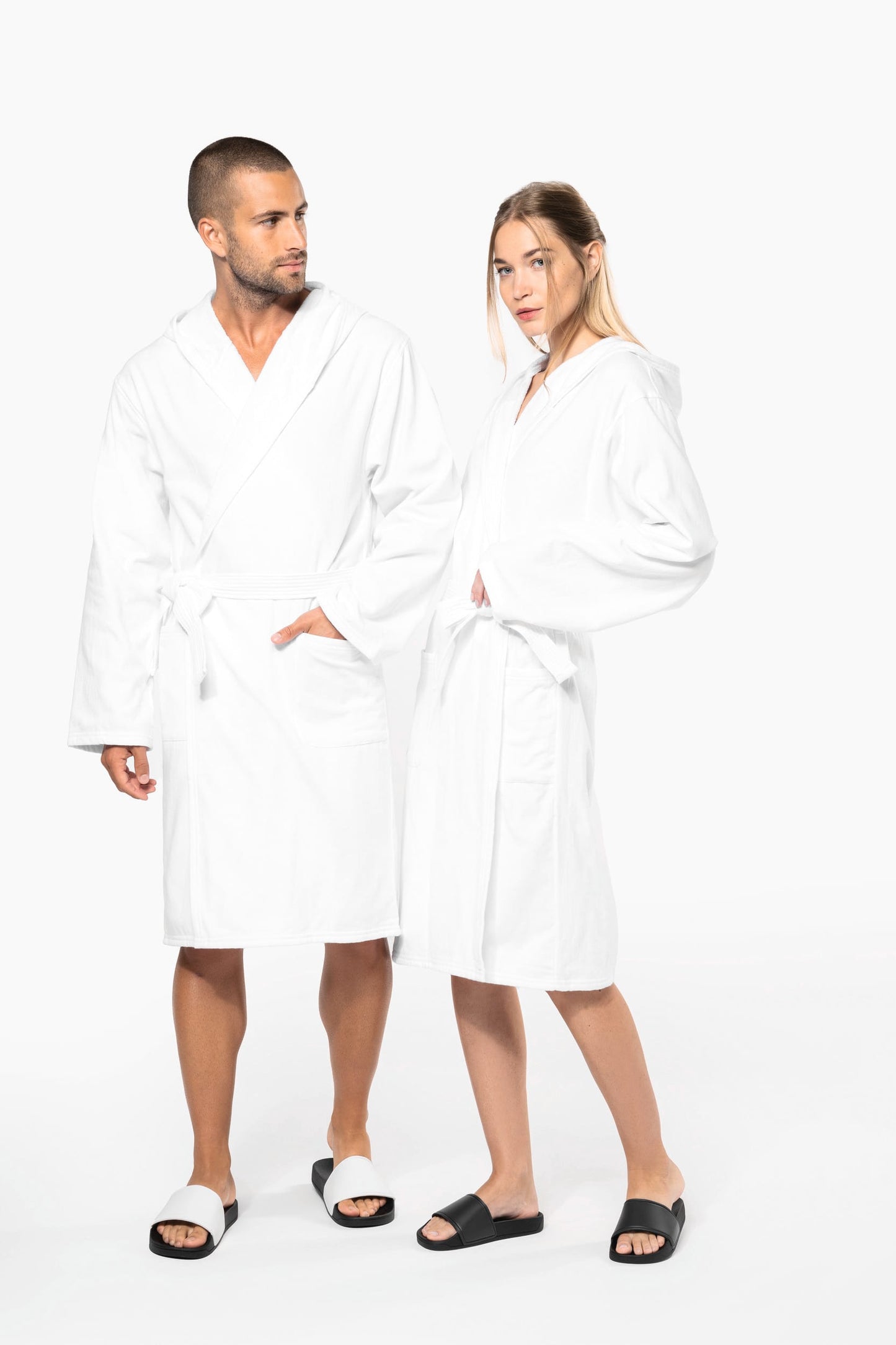 K140CX - Accappatoio da bagno con cappuccio Bio