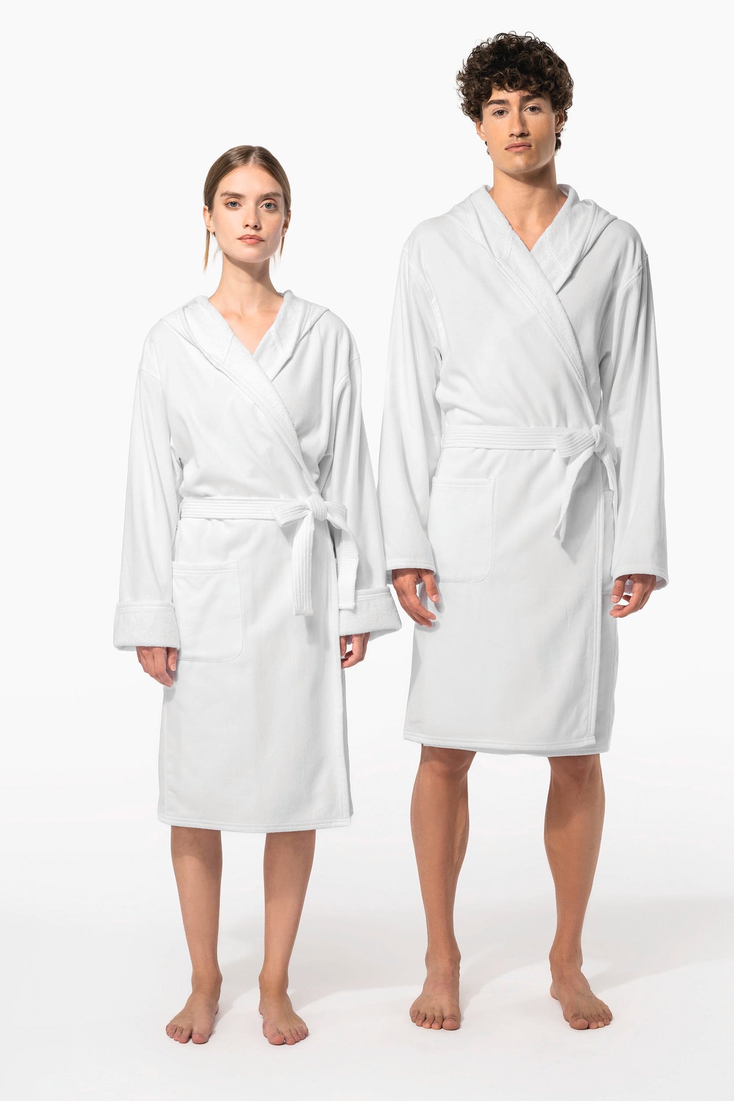 K140C - Accappatoio da bagno con cappuccio Bio