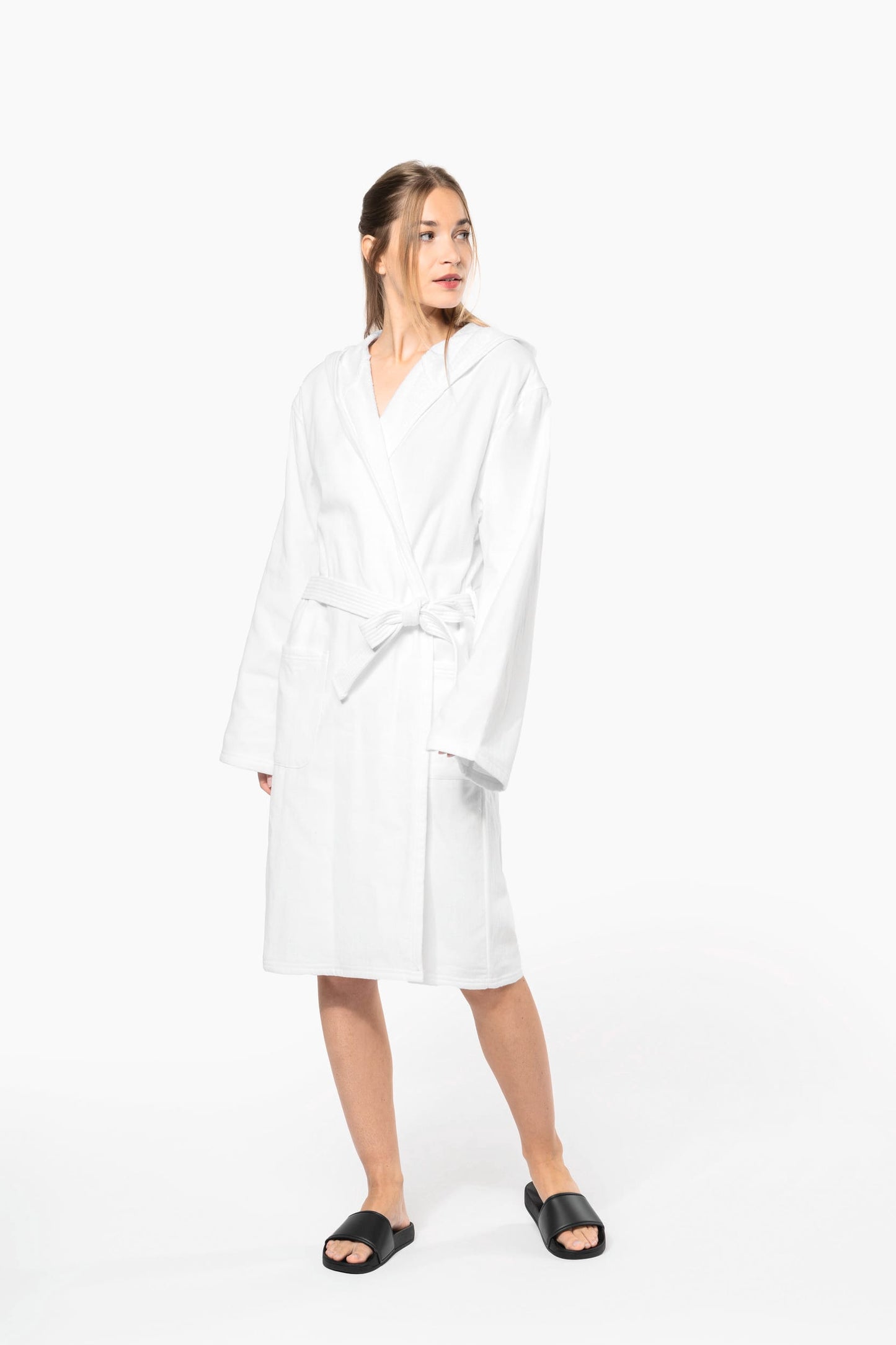 K140CXX - Accappatoio da bagno con cappuccio Bio