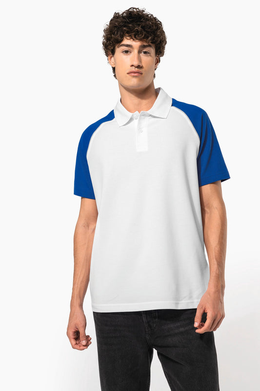 K226 - Baseball - Polo piqué manica corta