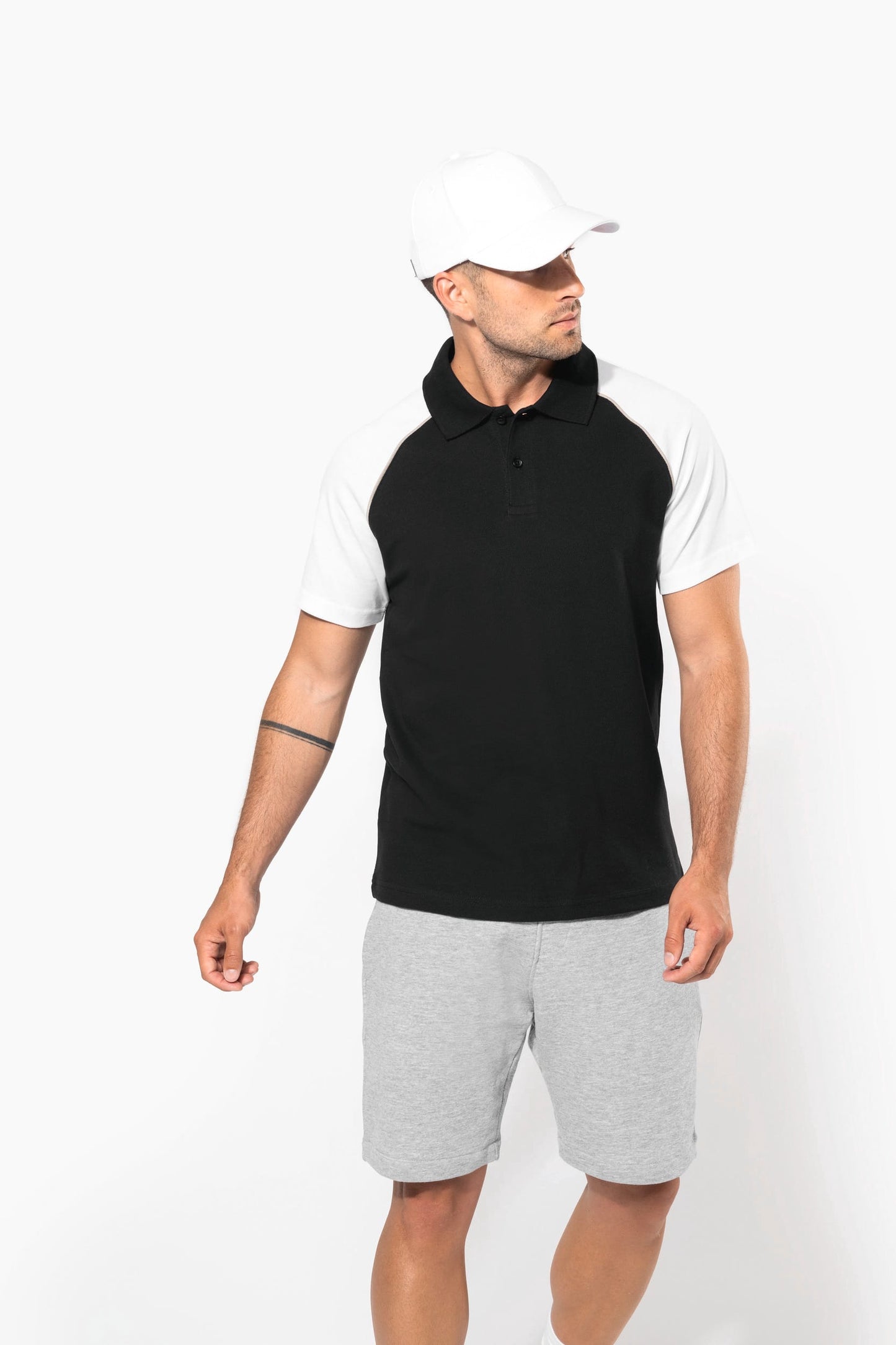 K226 - Baseball - Polo piqué manica corta