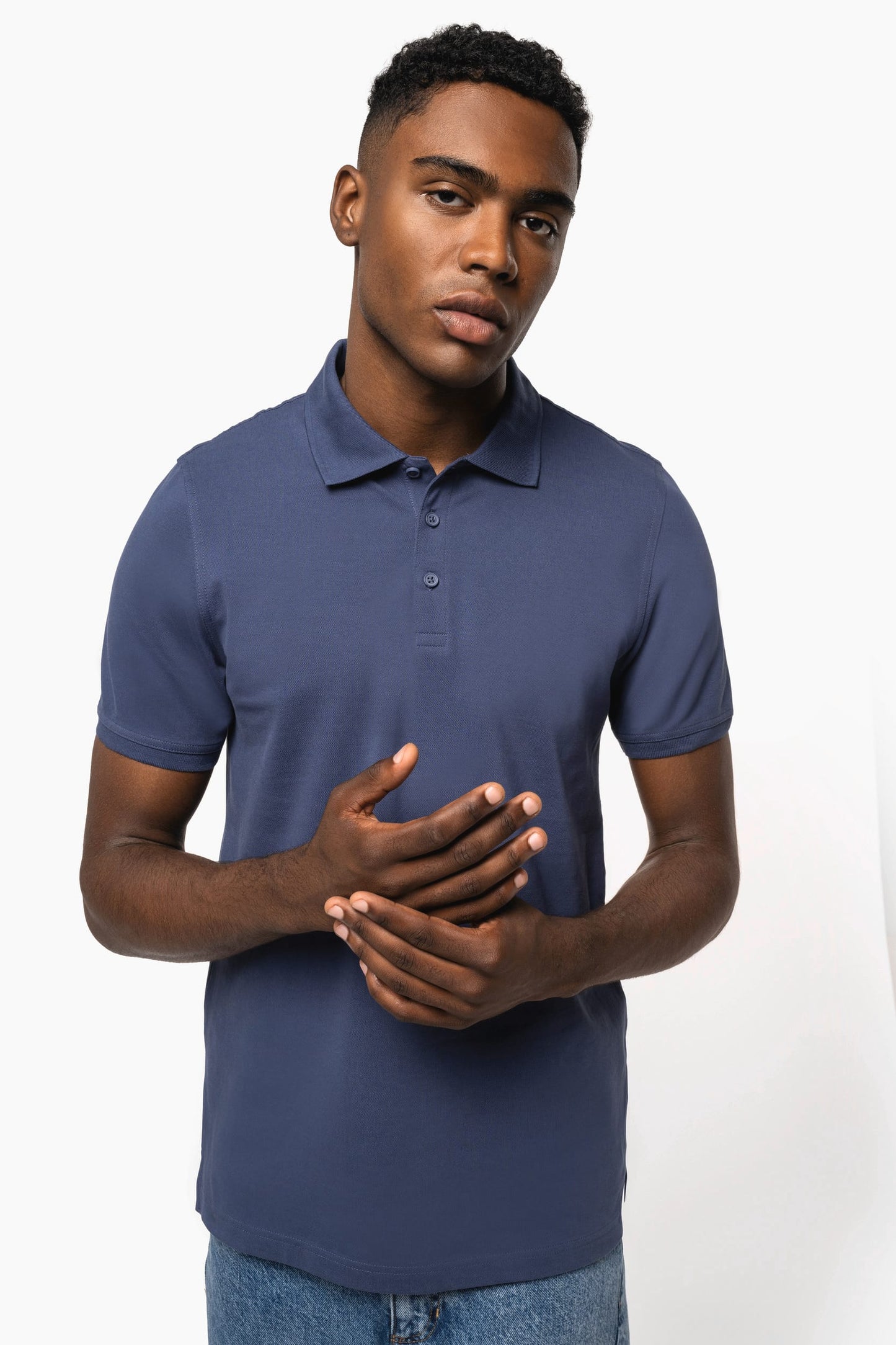 K239 - Polo piqué uomo maniche corte