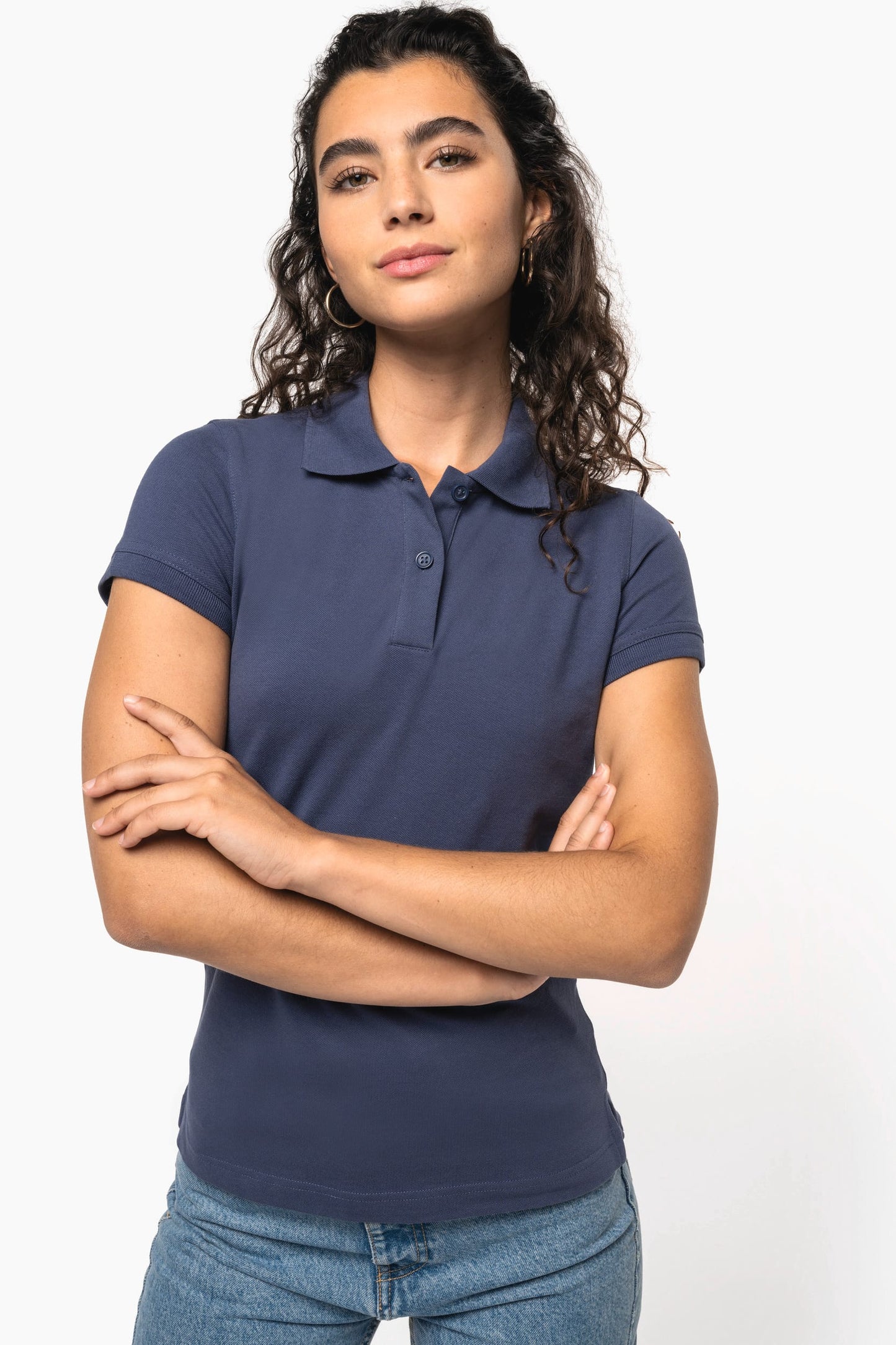 K240 - Polo piqué donna maniche corte