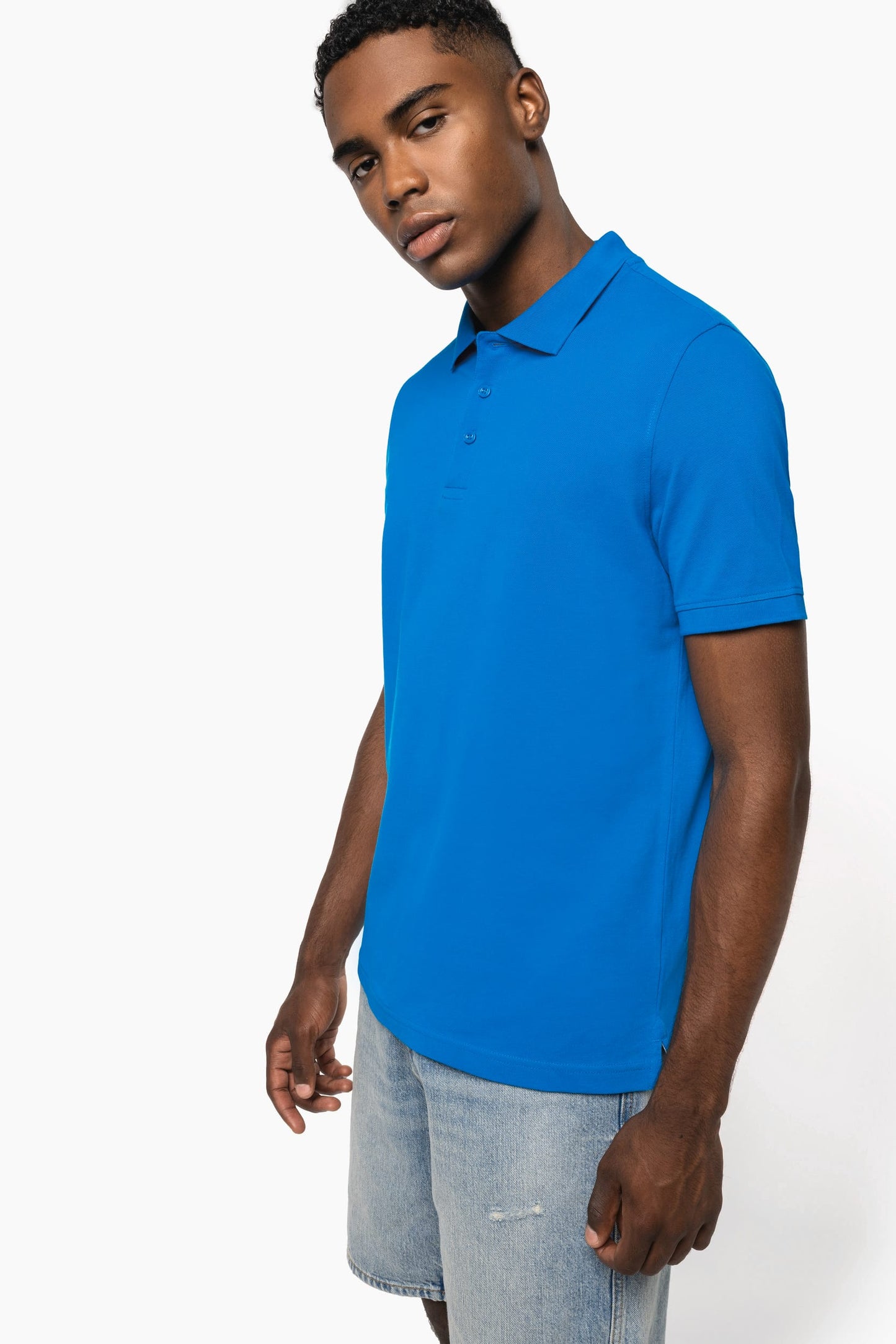 K241 - Polo piqué uomo maniche corte