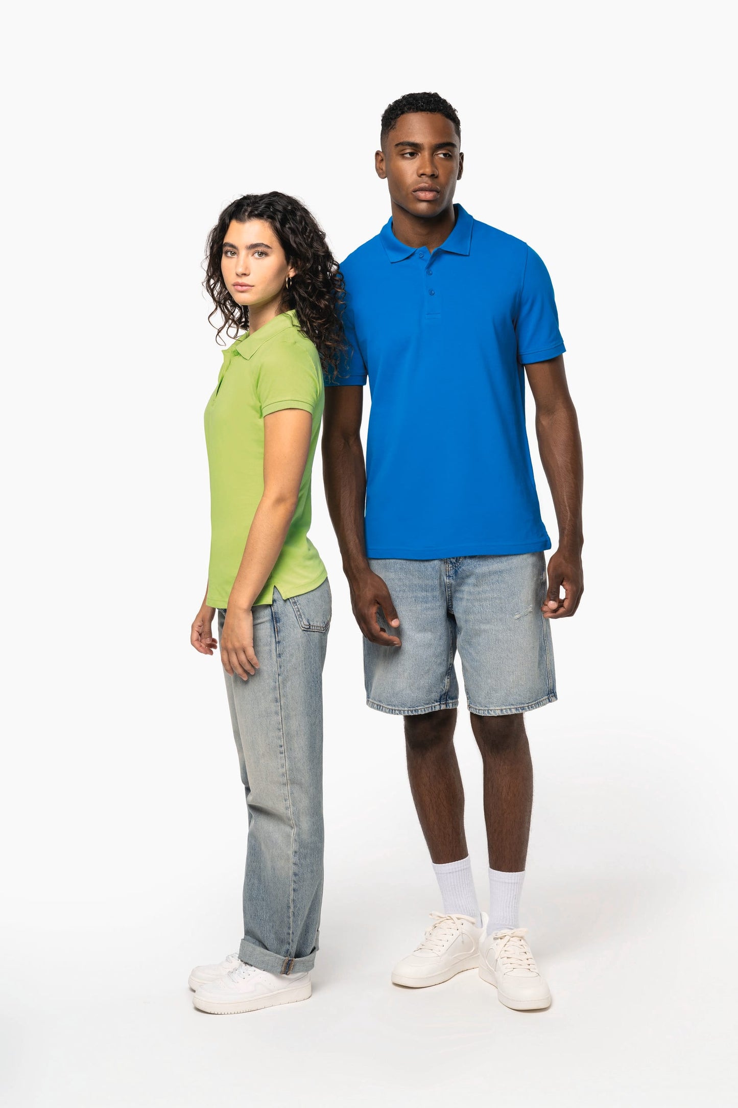 K242 - Polo piqué donna manica corta