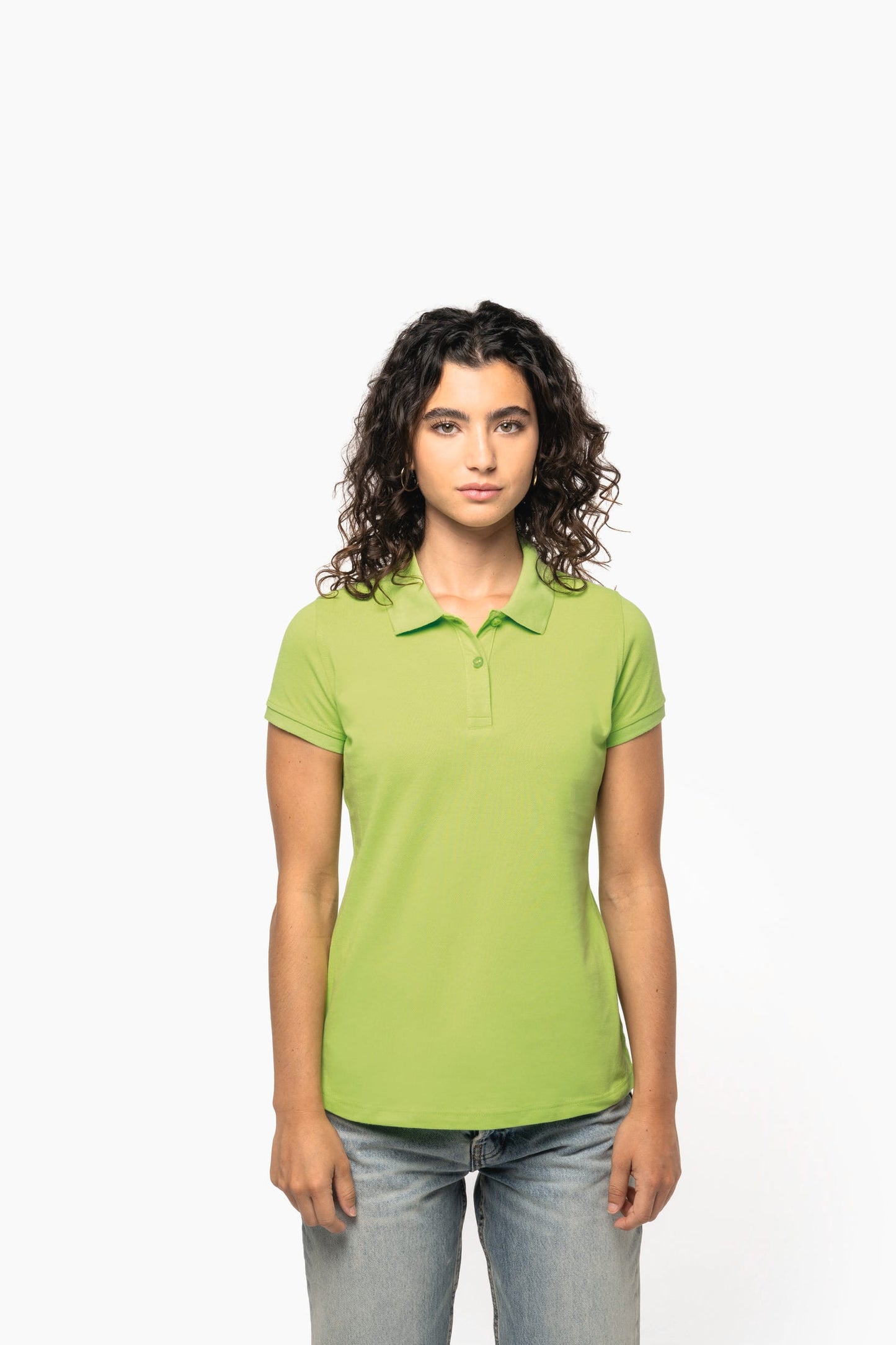 K242 - Polo piqué donna manica corta