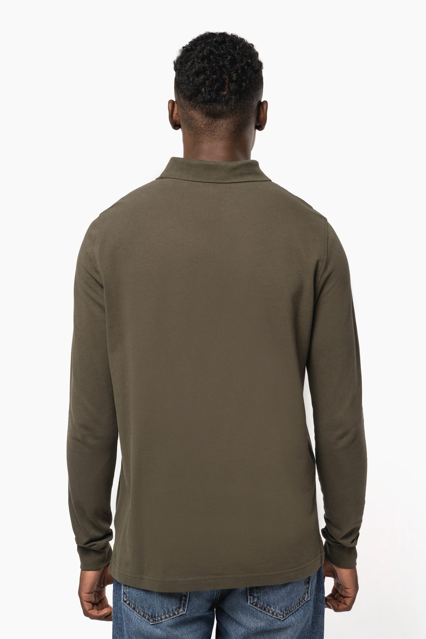 K243 - Polo piqué uomo manica lunga