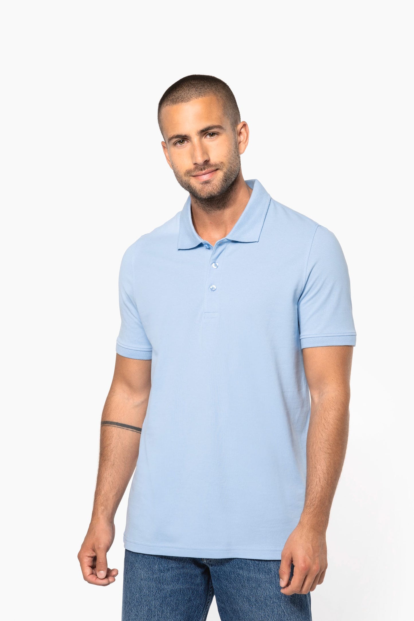 K254 - Polo piqué uomo manica corta