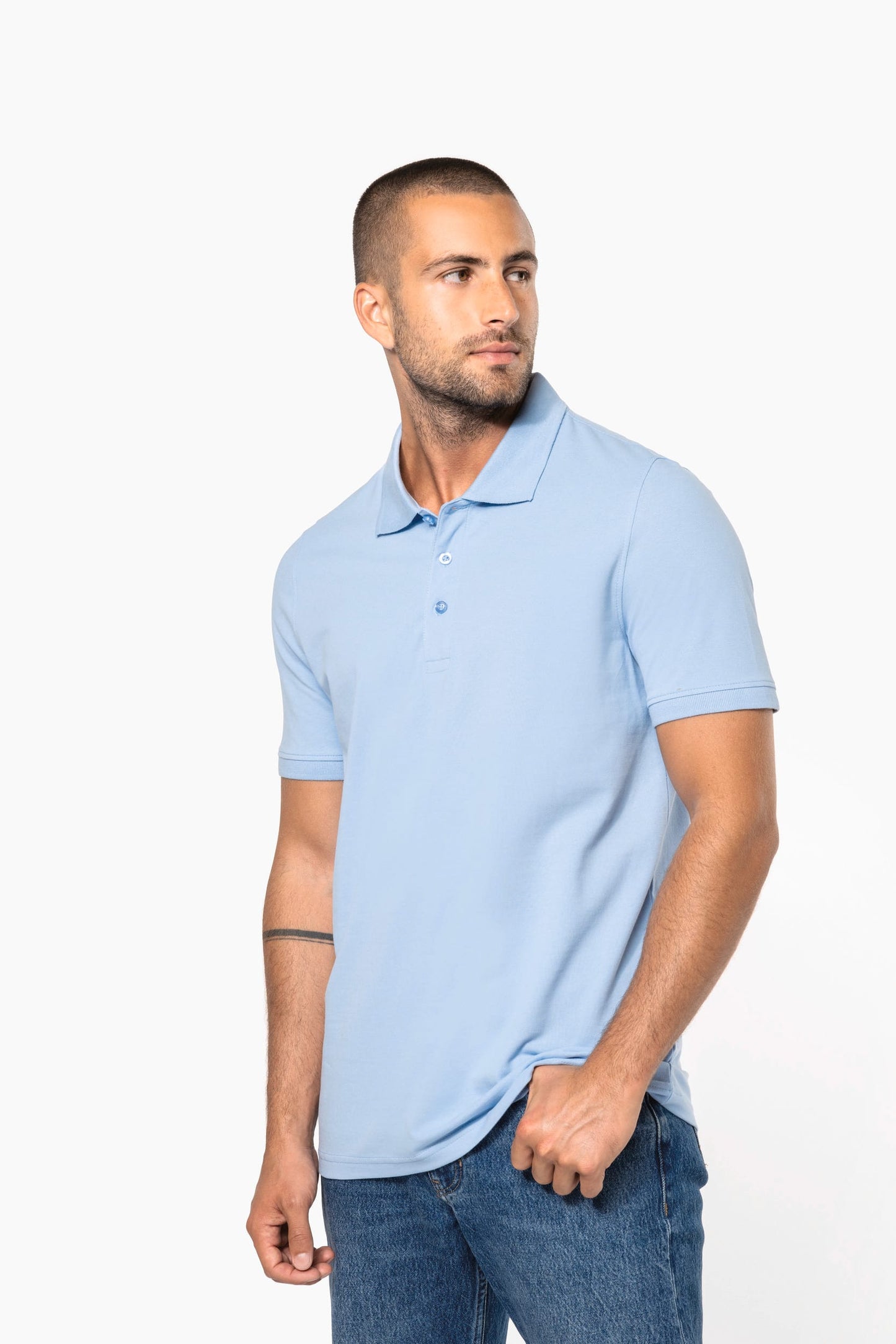 K254 - Polo piqué uomo manica corta