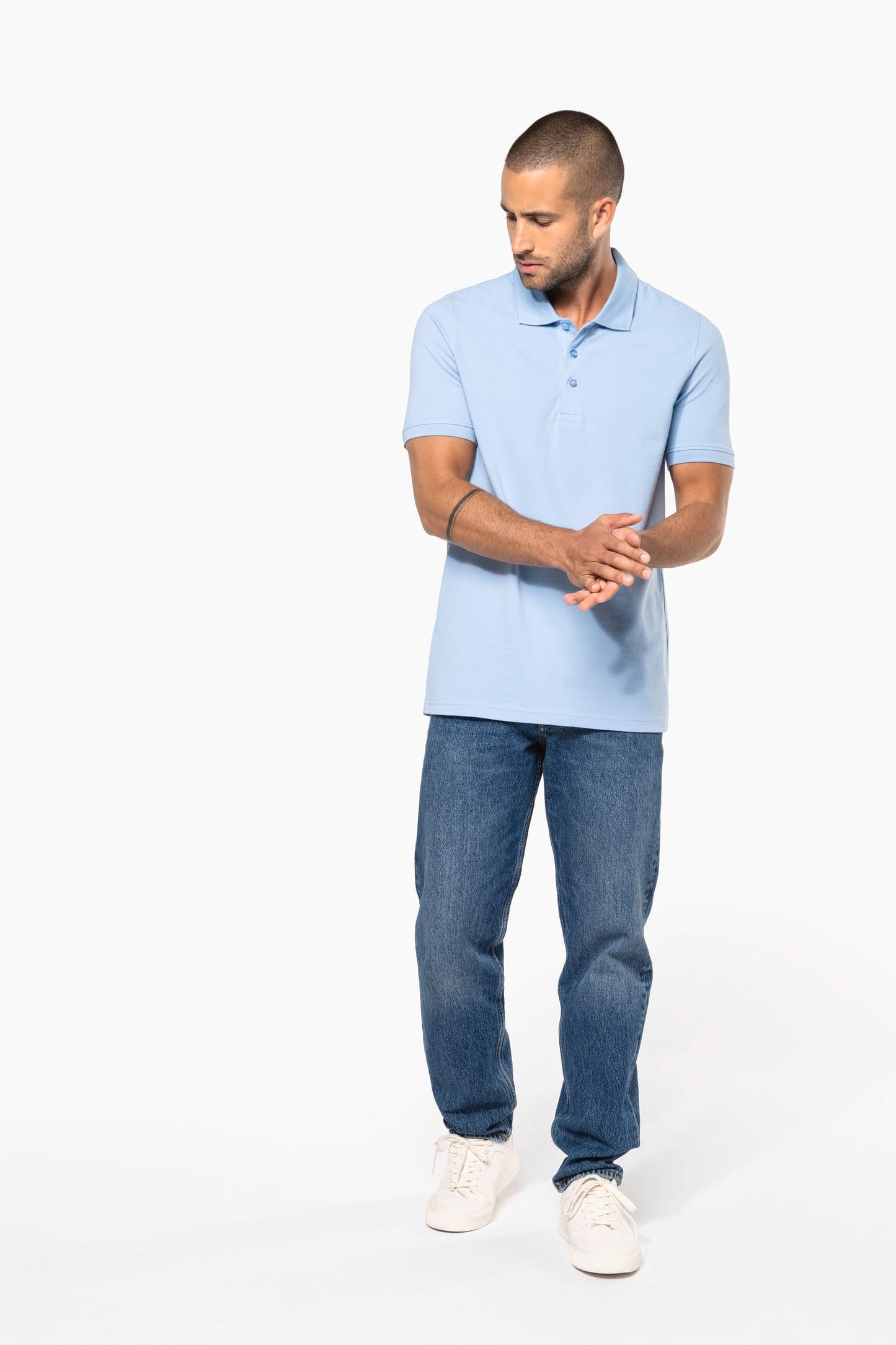 K254 - Polo piqué uomo manica corta