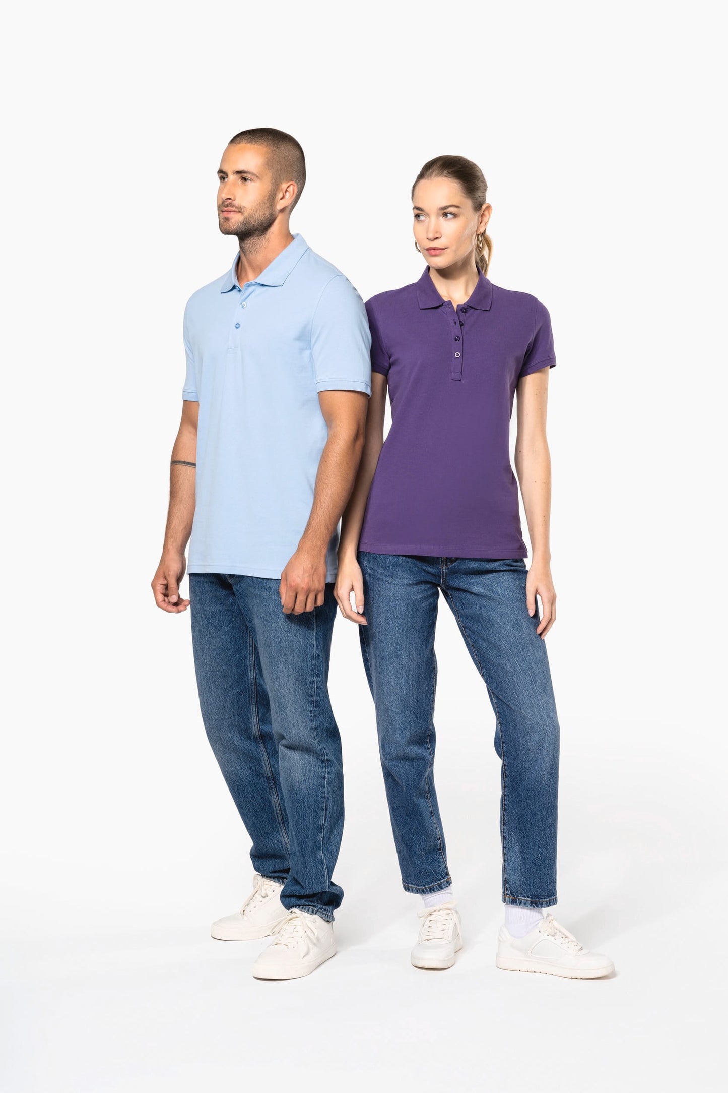 K255 - Polo piqué donna manica corta