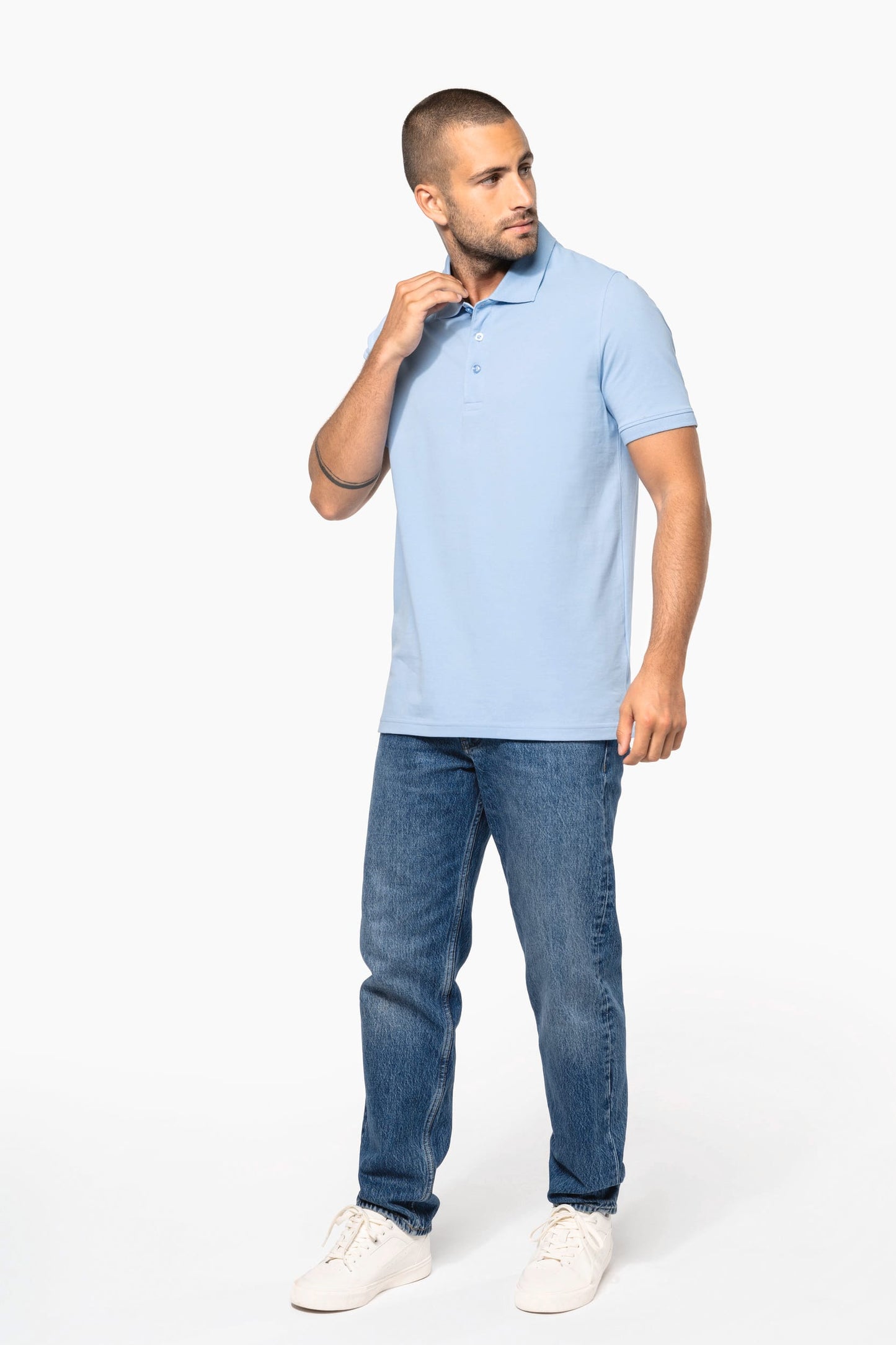 K254 - Polo piqué uomo manica corta