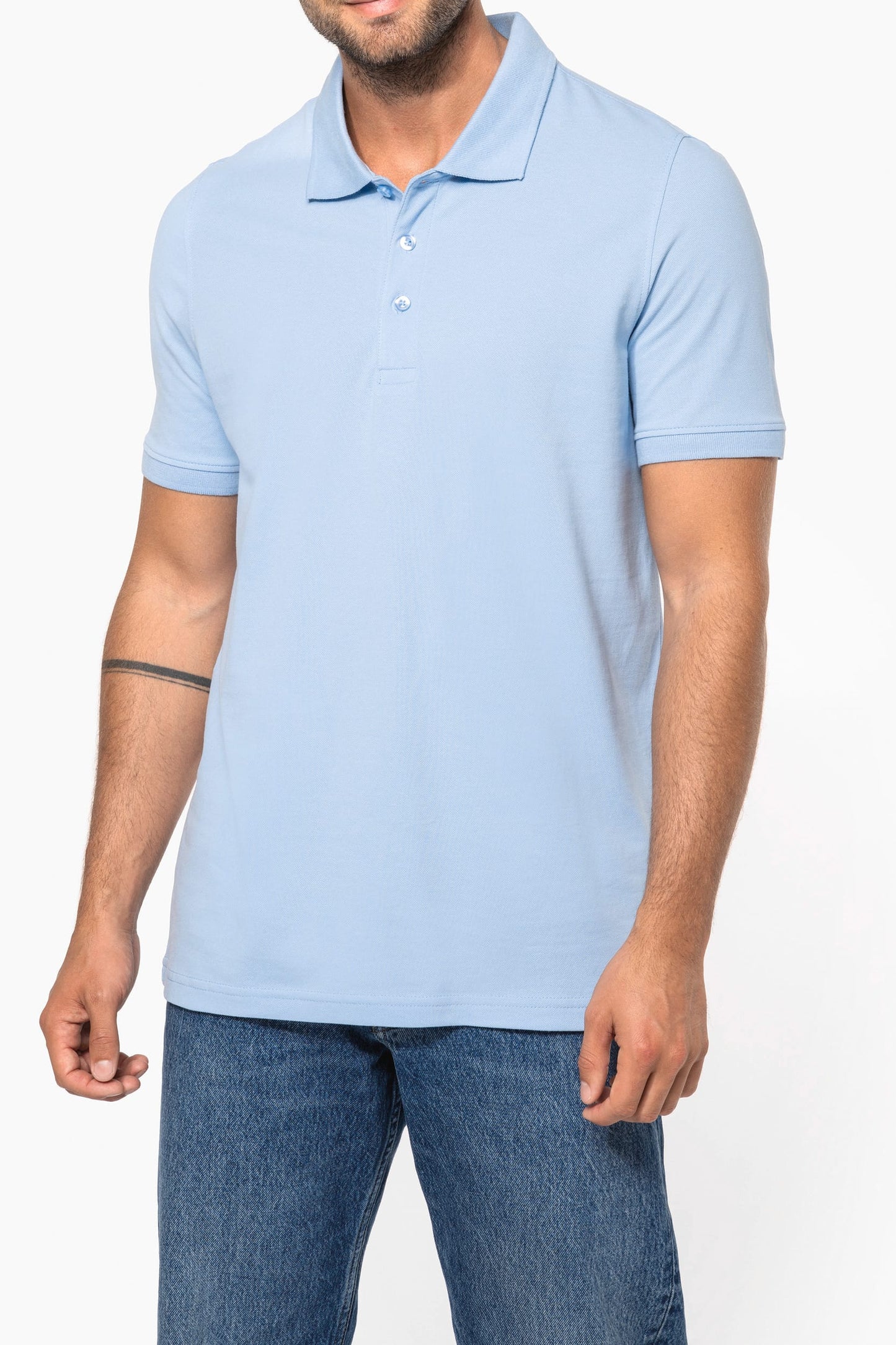 K254 - Polo piqué uomo manica corta