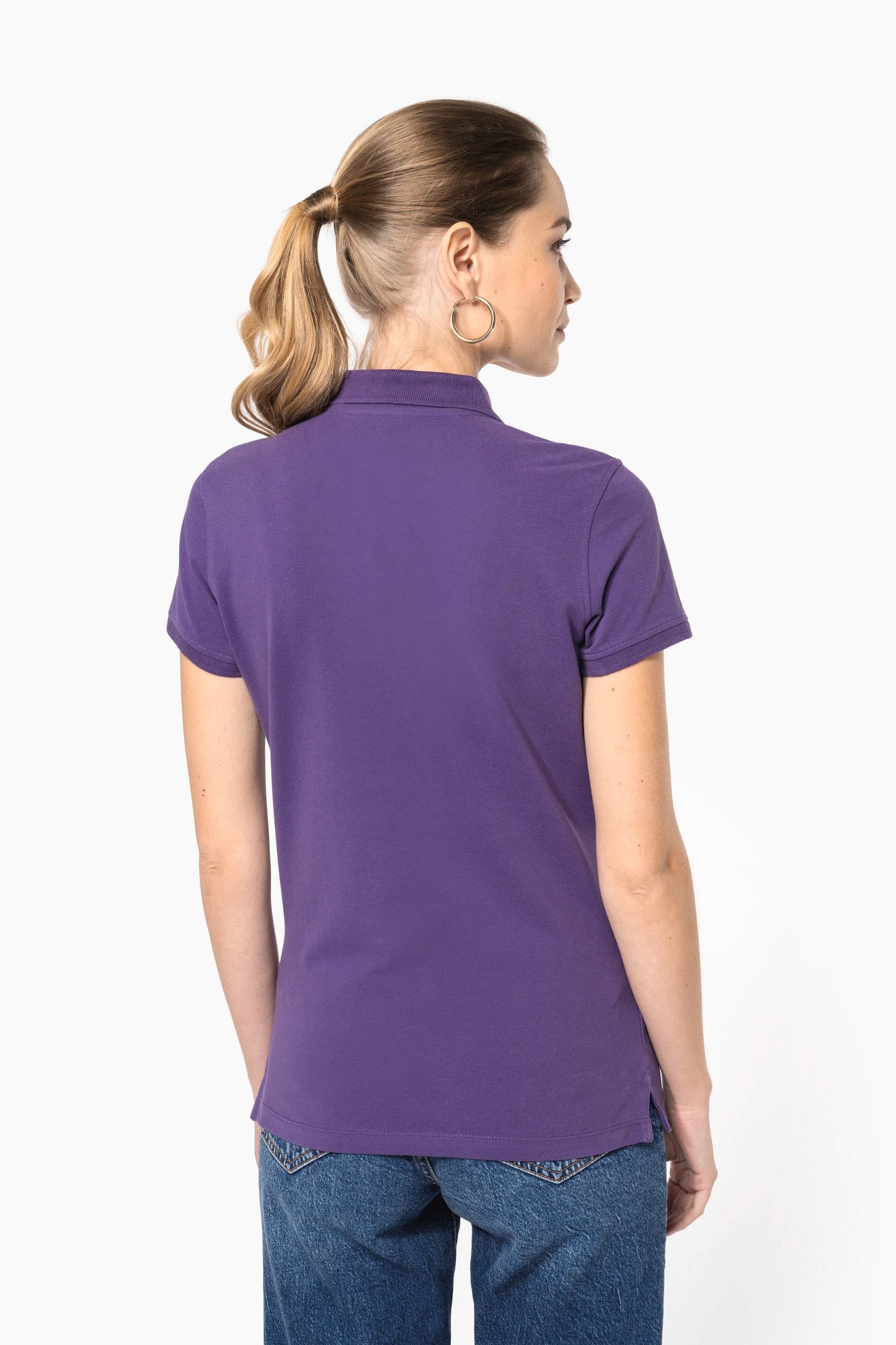 K255 - Polo piqué donna manica corta