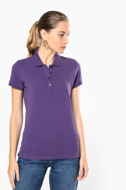 K255 - Polo piqué donna manica corta