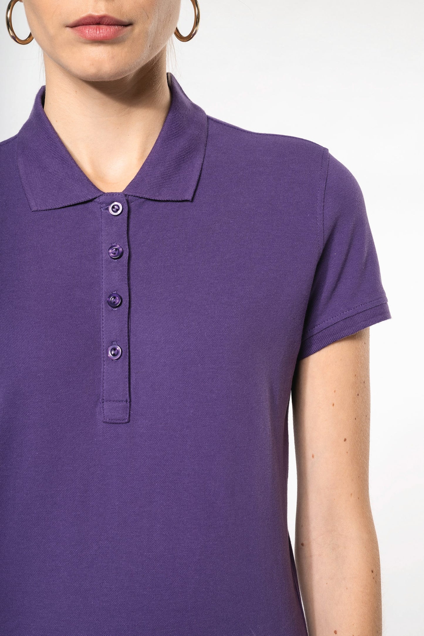 K255 - Polo piqué donna manica corta