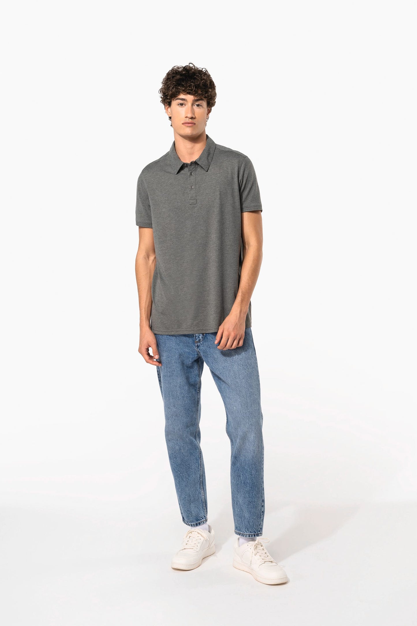 K262 - Polo jersey uomo manica corta