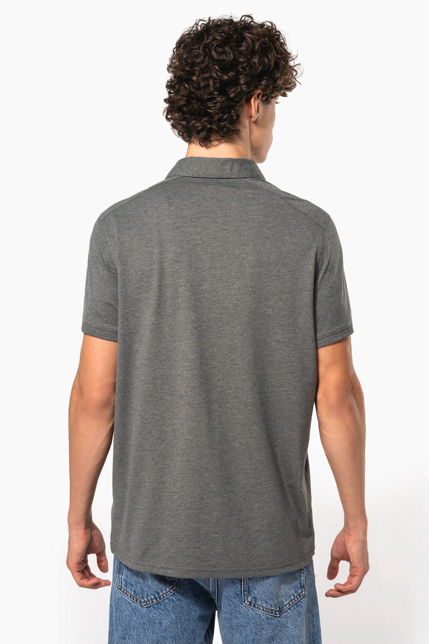K262 - Polo jersey uomo manica corta