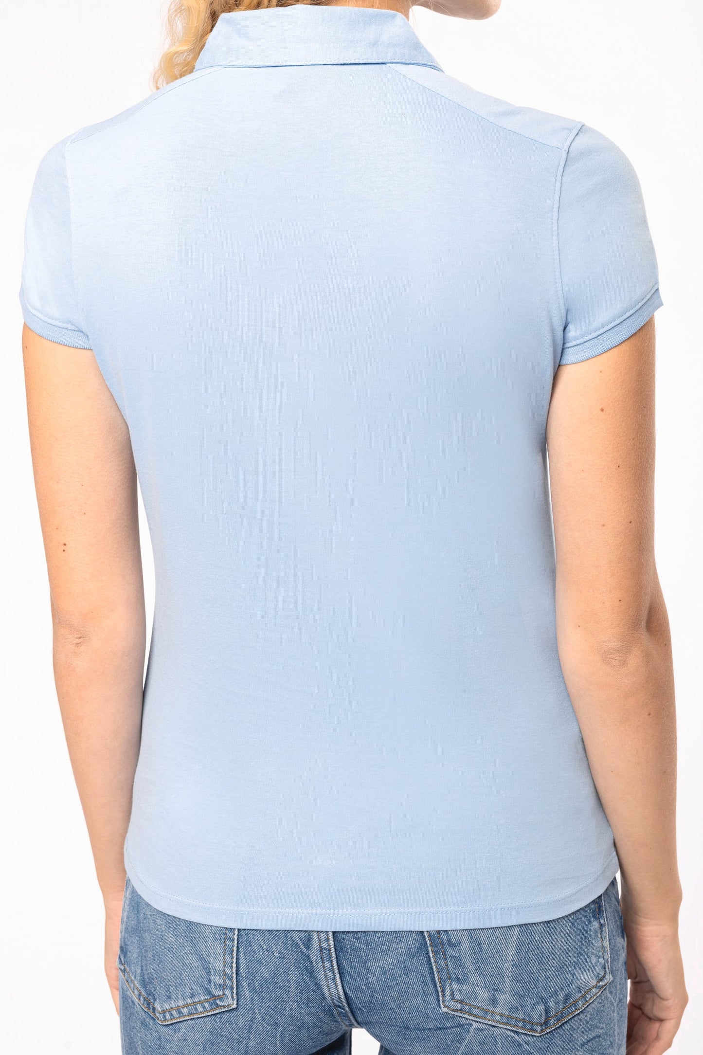 K263 - Polo jersey donna manica corta