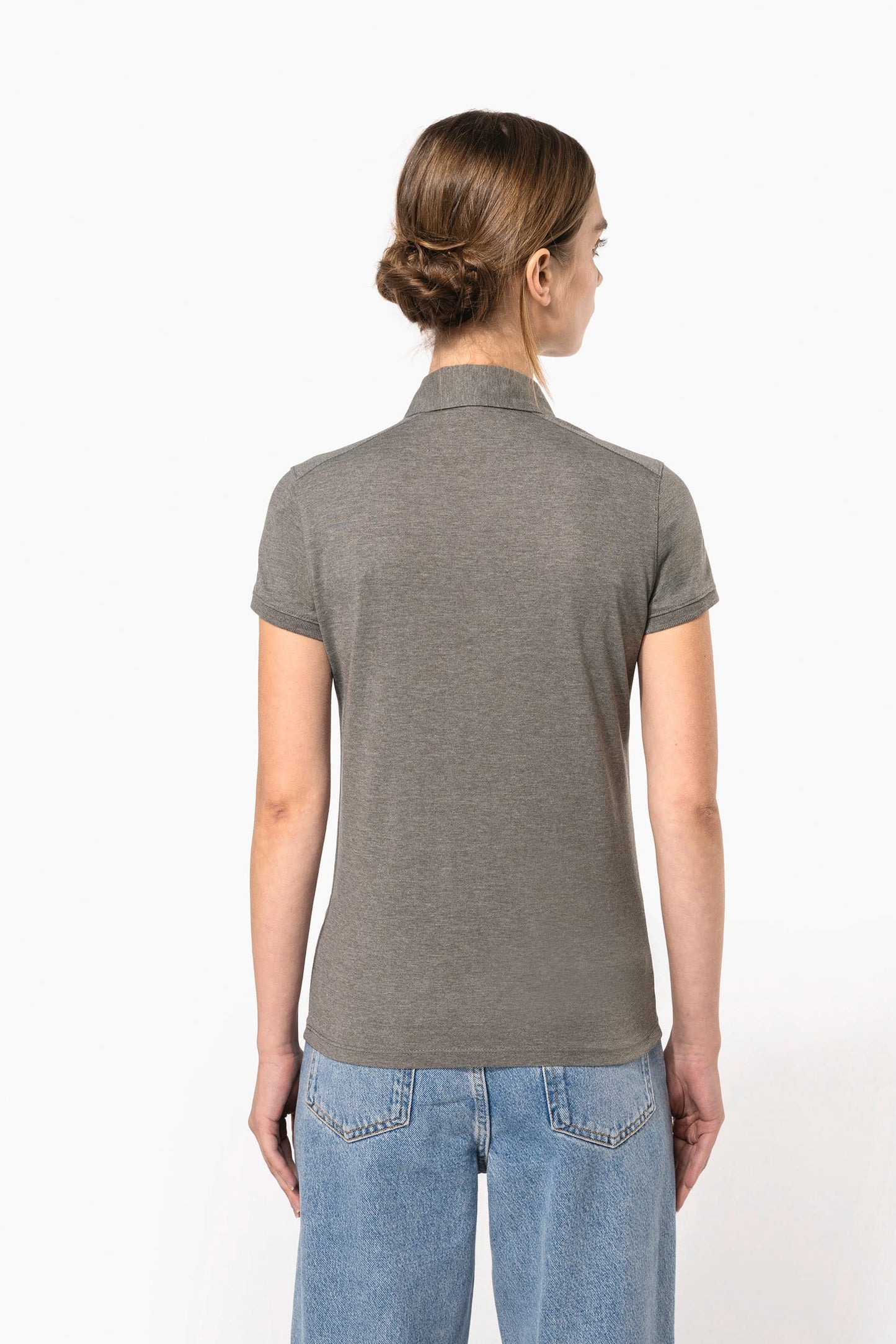 K263 - Polo jersey donna manica corta