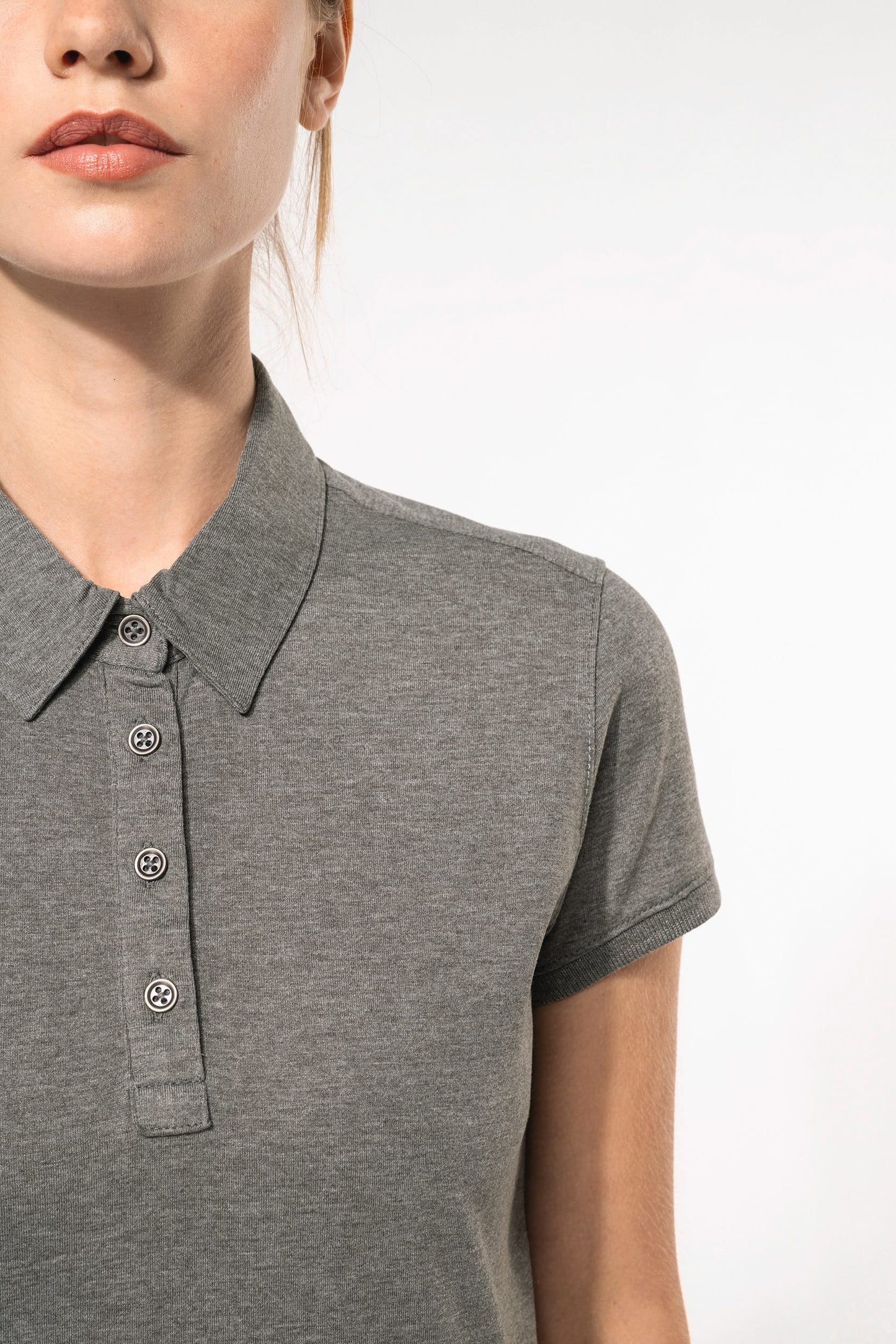 K263 - Polo jersey donna manica corta