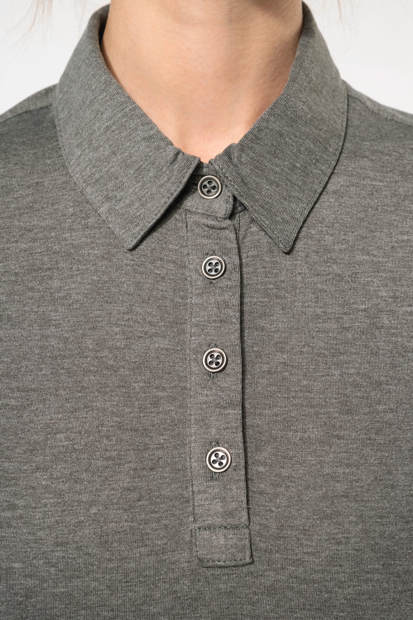K263 - Polo jersey donna manica corta