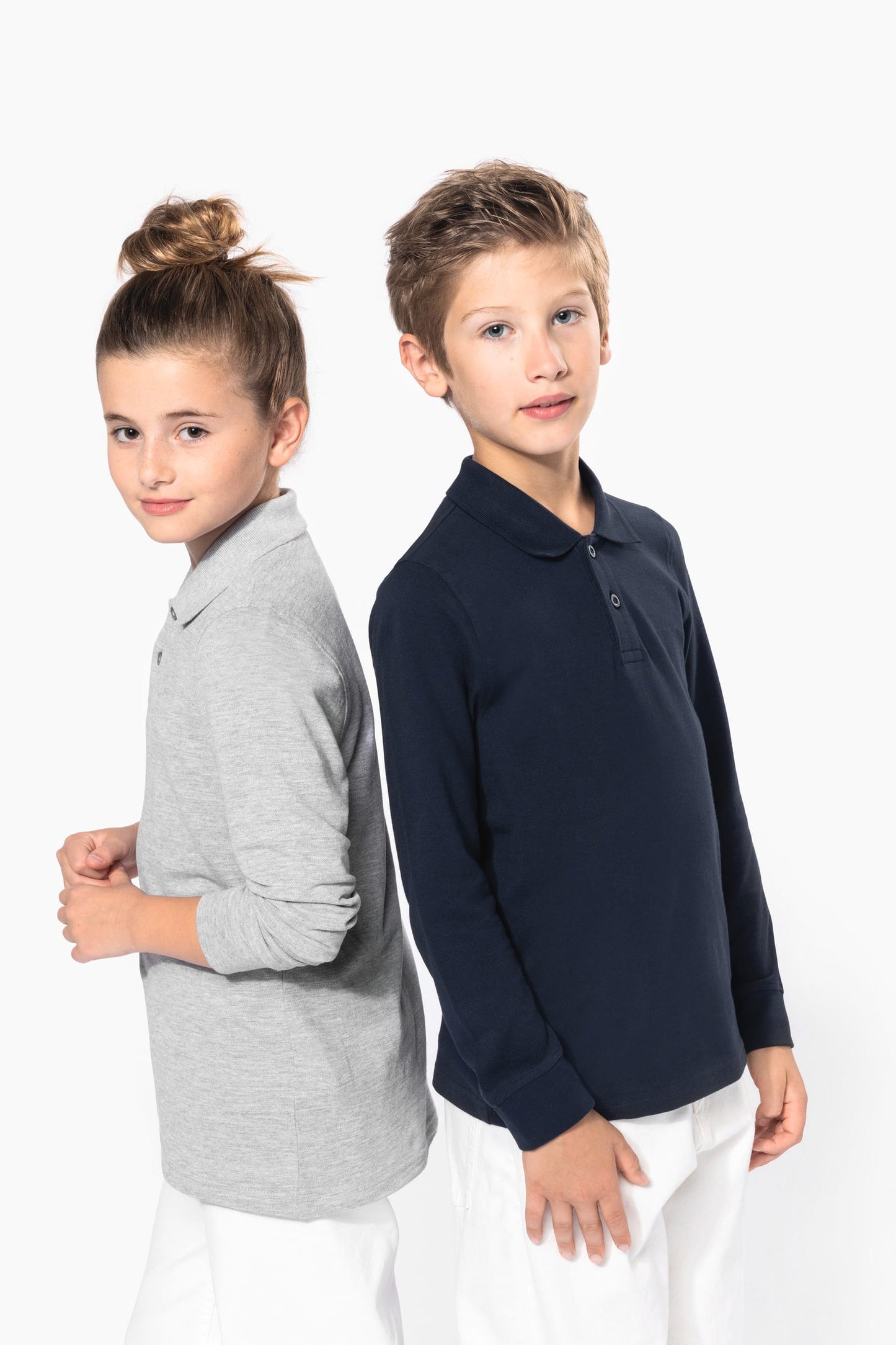 K269 - Polo bambino maniche lunghe