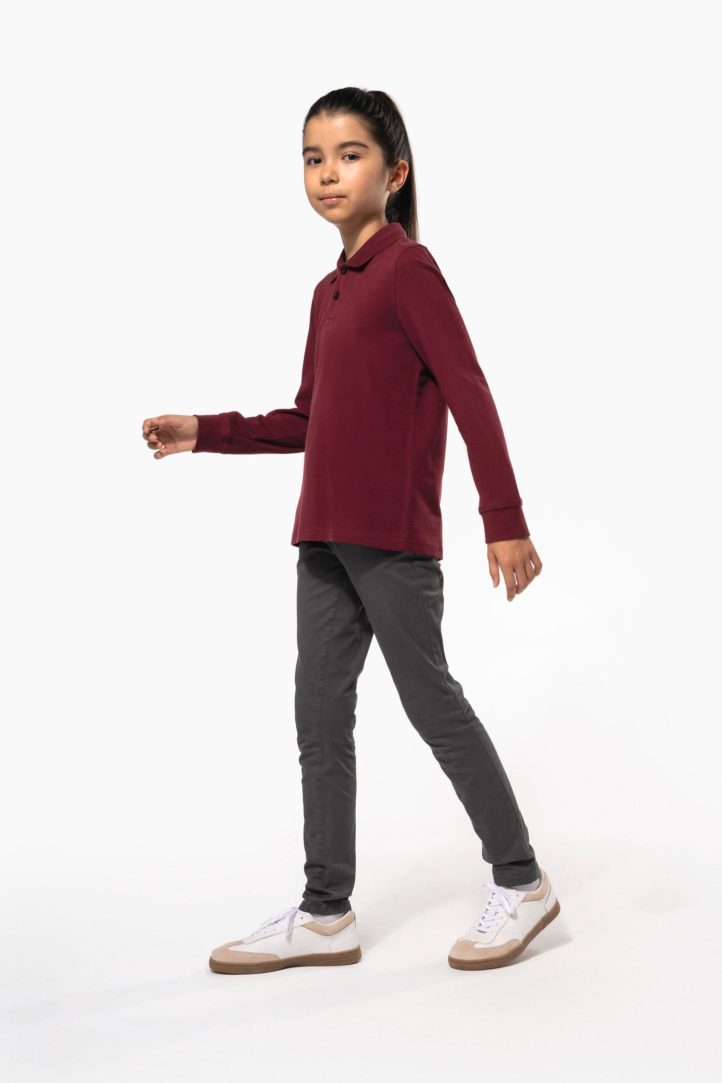 K269 - Polo bambino maniche lunghe