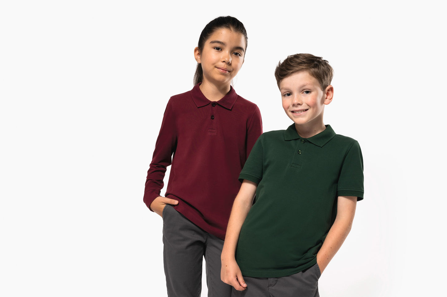 K269 - Polo bambino maniche lunghe