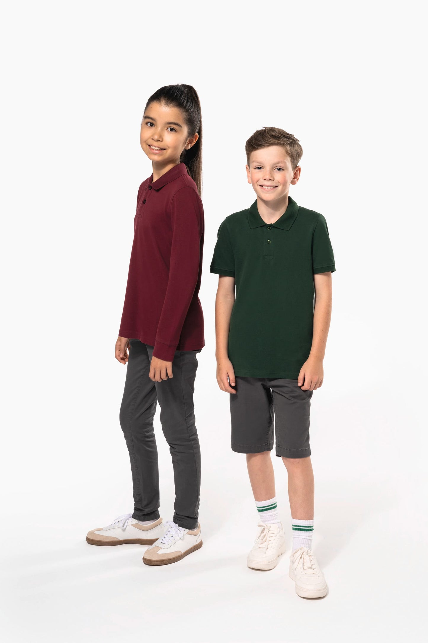 K269 - Polo bambino maniche lunghe