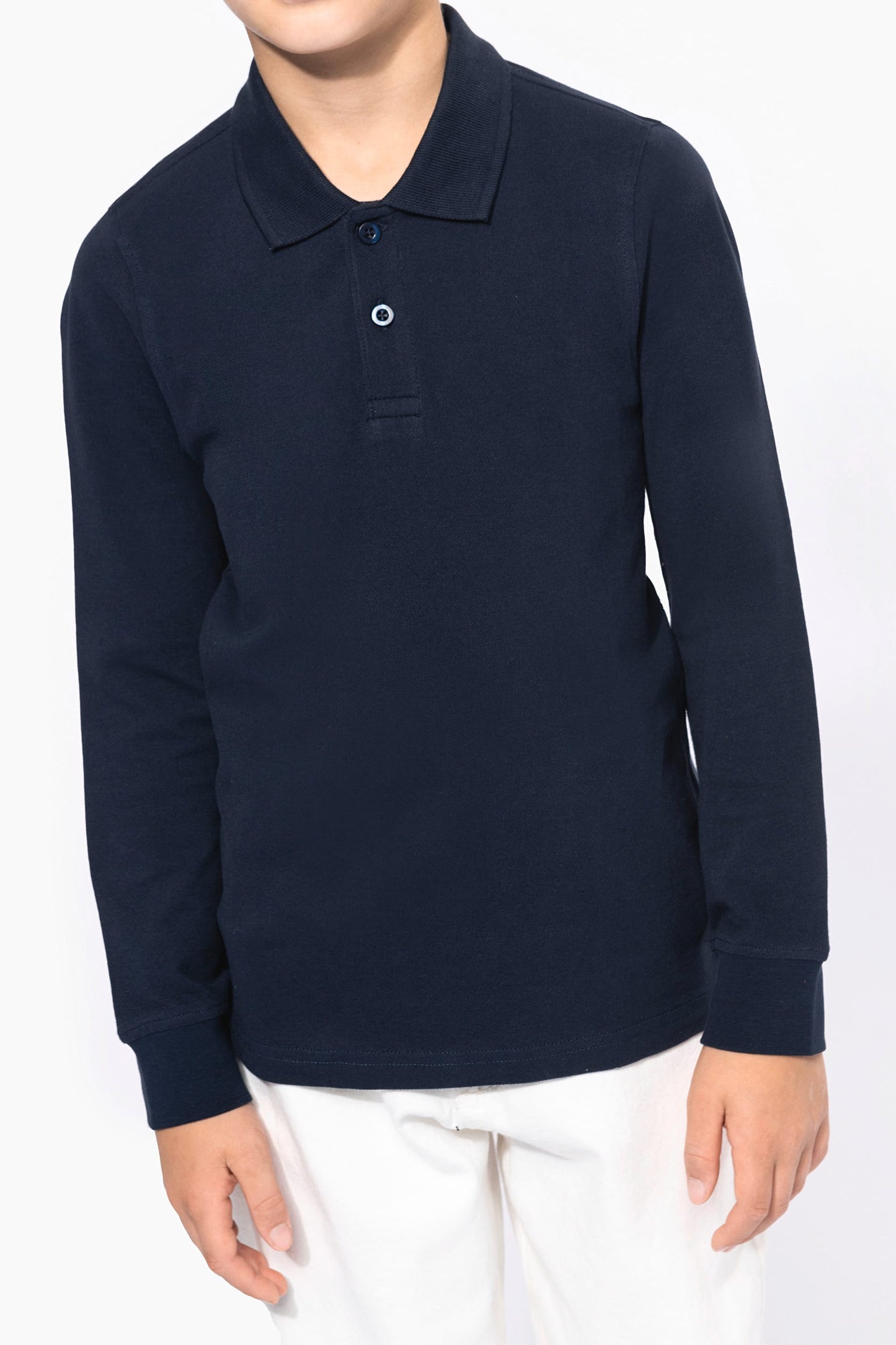 K269 - Polo bambino maniche lunghe