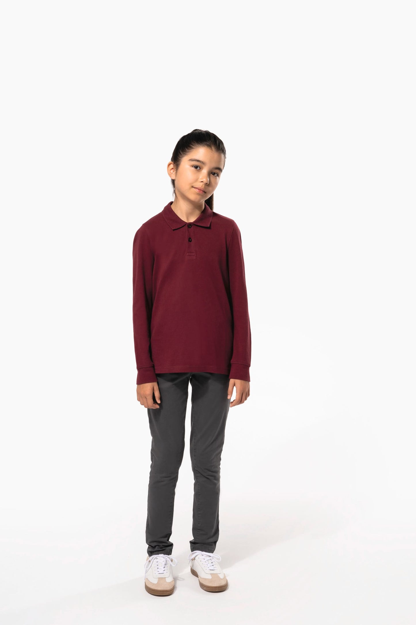 K269 - Polo bambino maniche lunghe