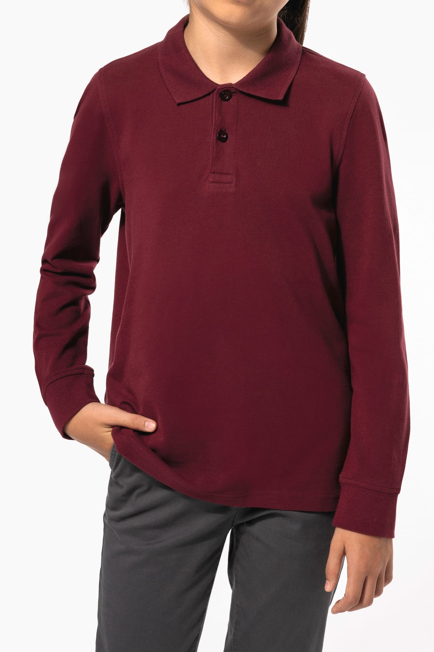 K269 - Polo bambino maniche lunghe