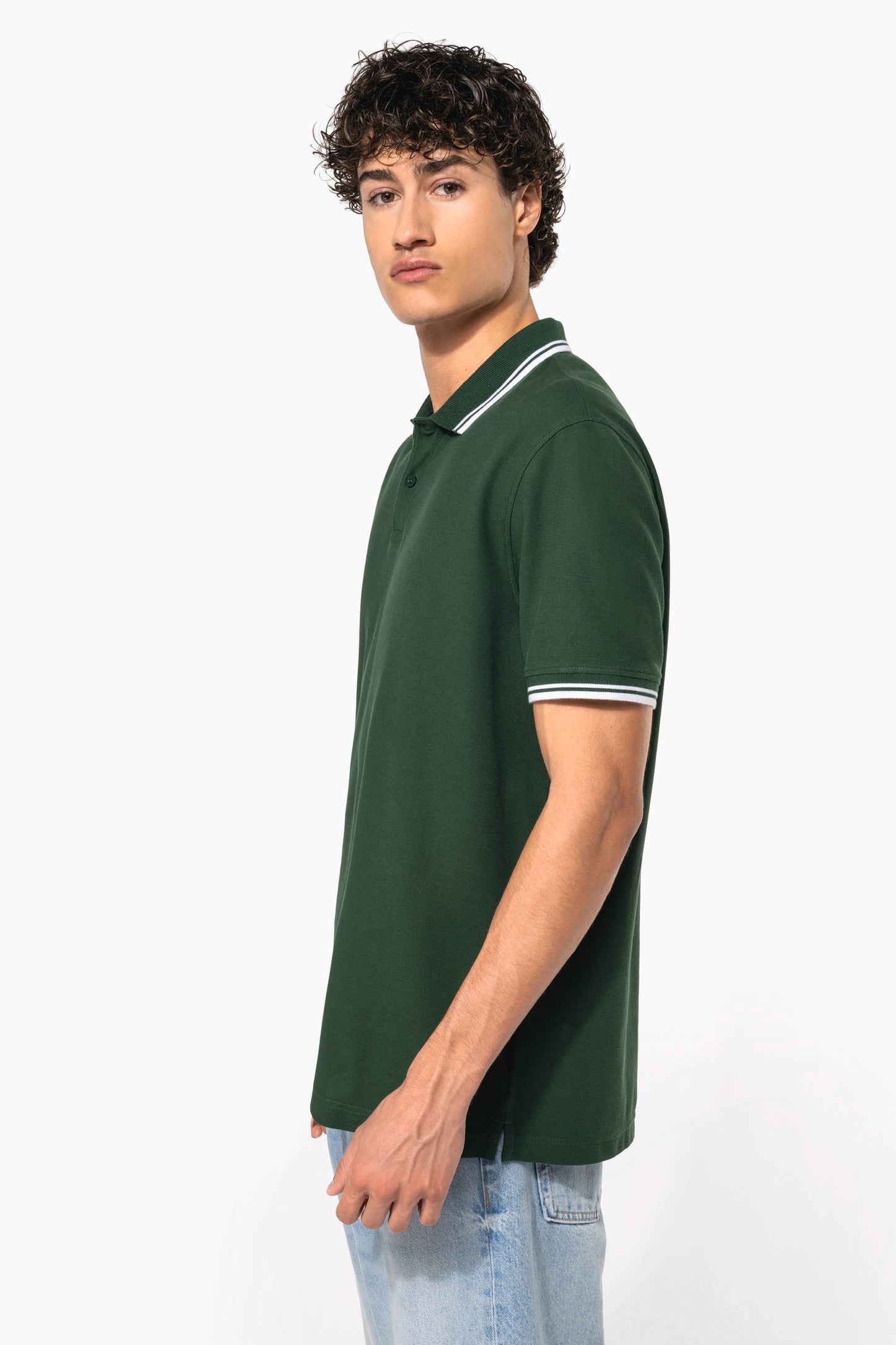 K272 - Polo uomo maniche corte a righe