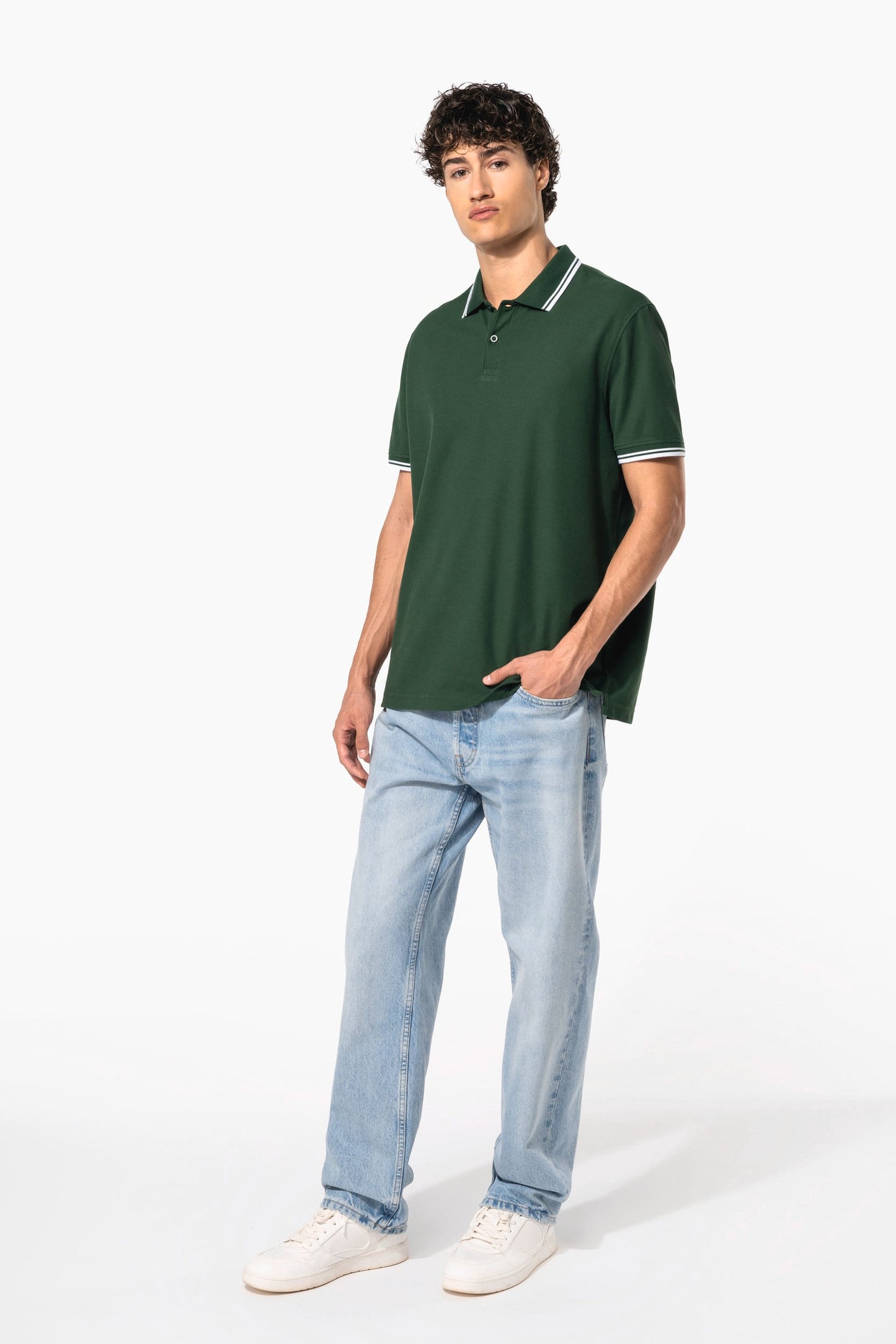 K272 - Polo uomo maniche corte a righe
