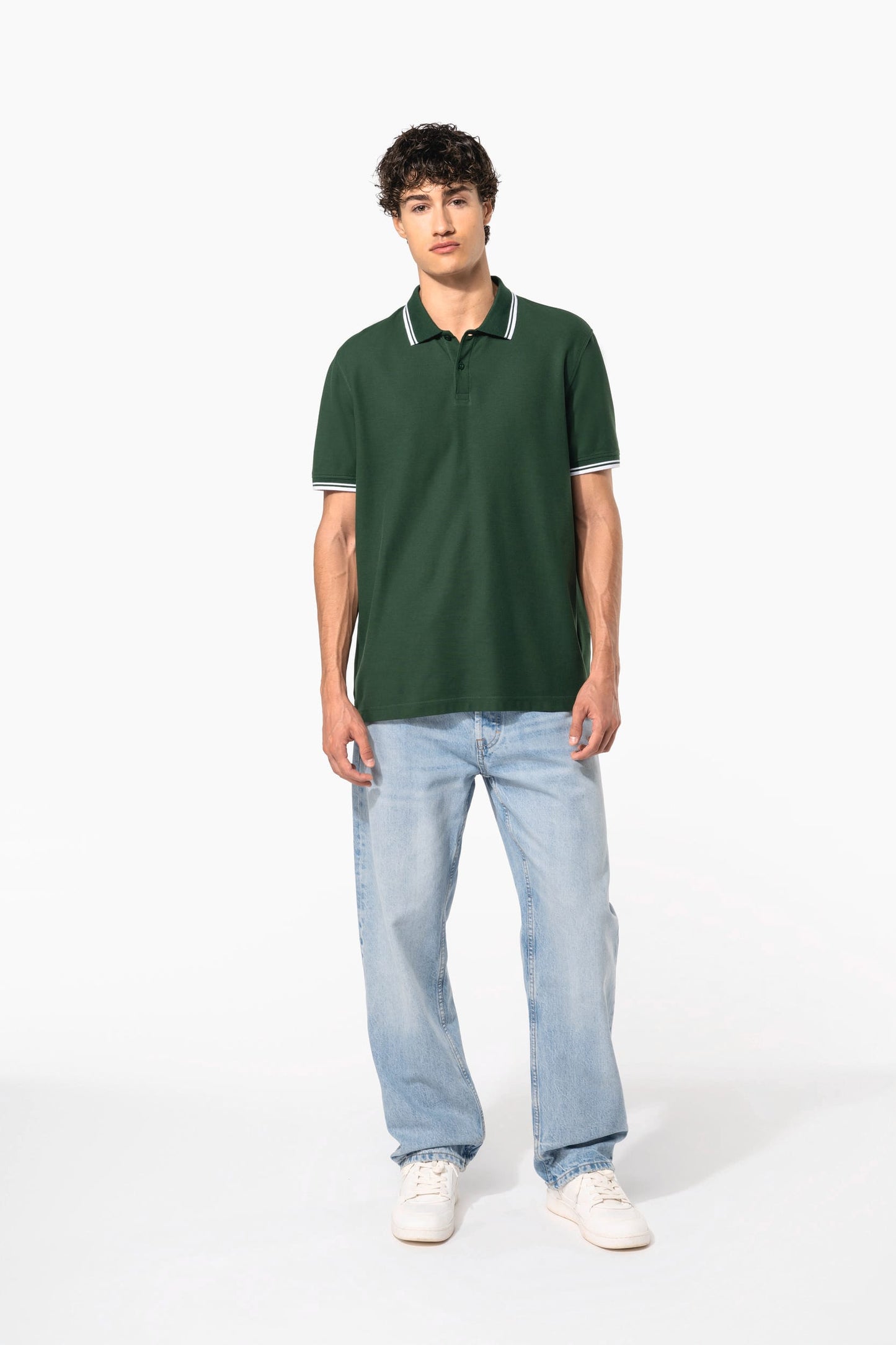 K272 - Polo uomo maniche corte a righe