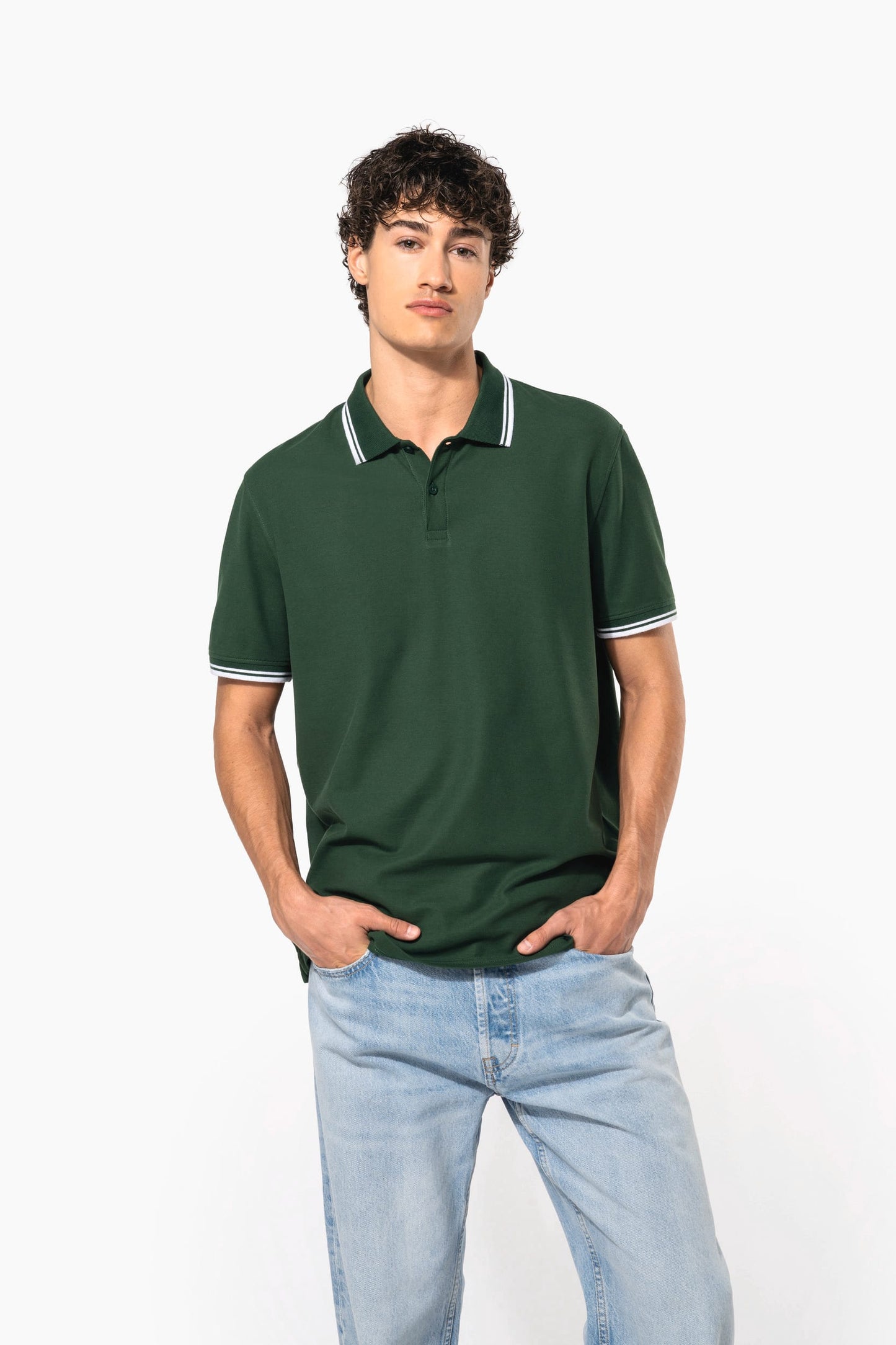 K272 - Polo uomo maniche corte a righe