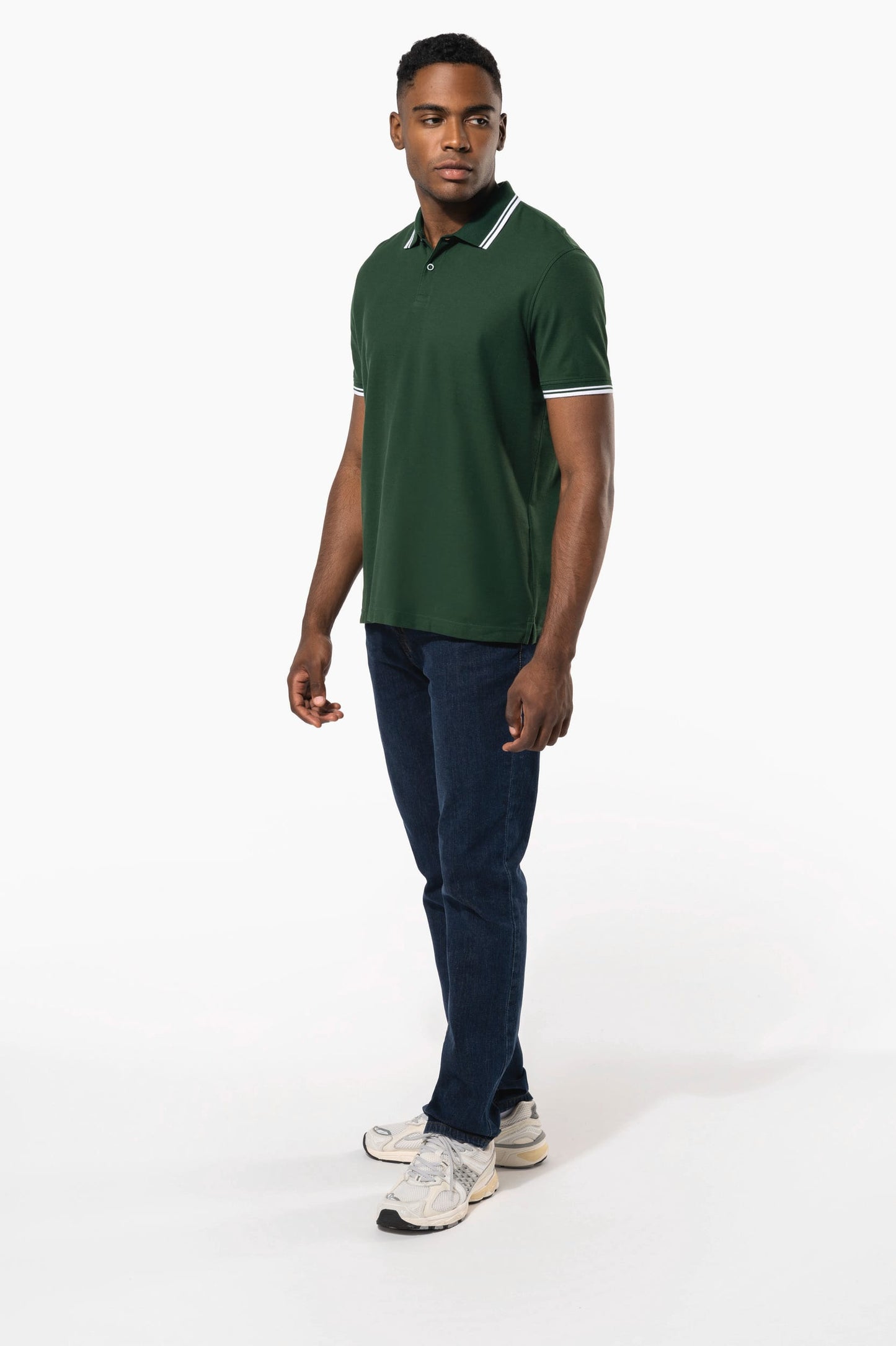K272 - Polo uomo maniche corte a righe