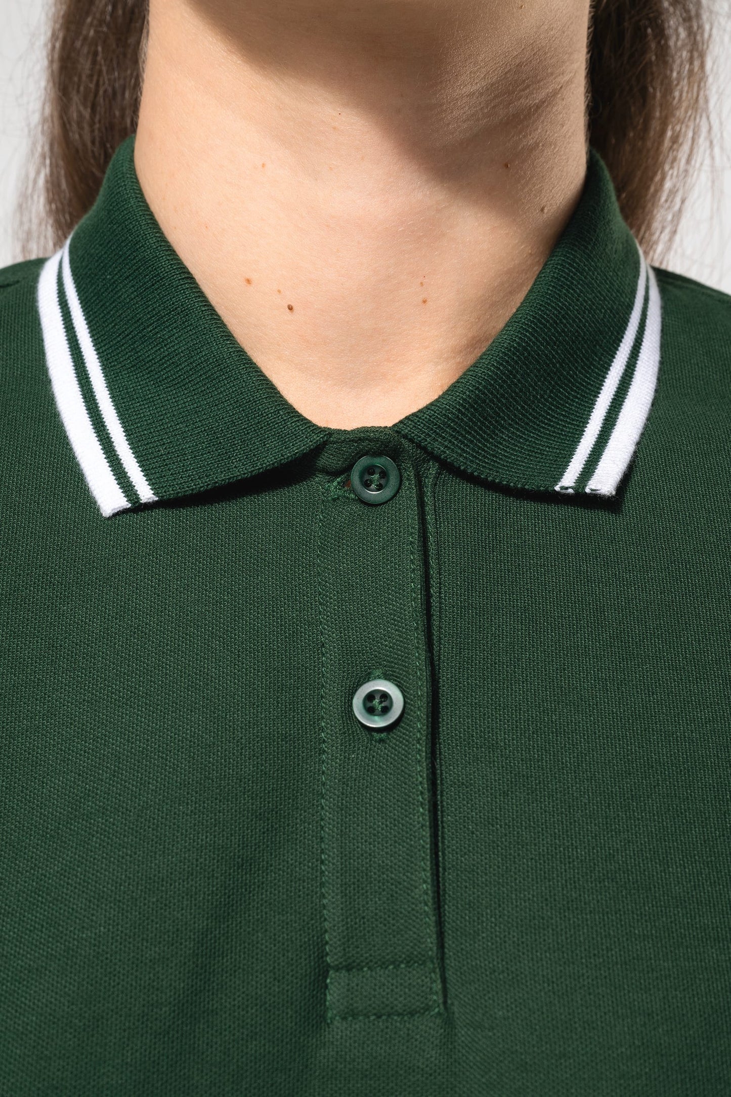 K273 - Polo donna maniche corte a righe