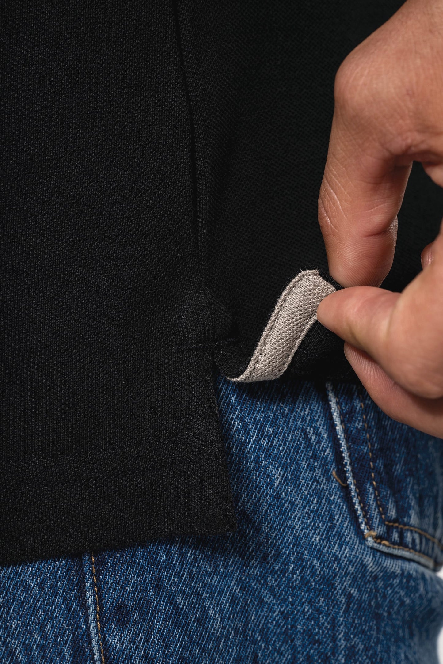 K280 - Polo piqué uomo maniche lunghe