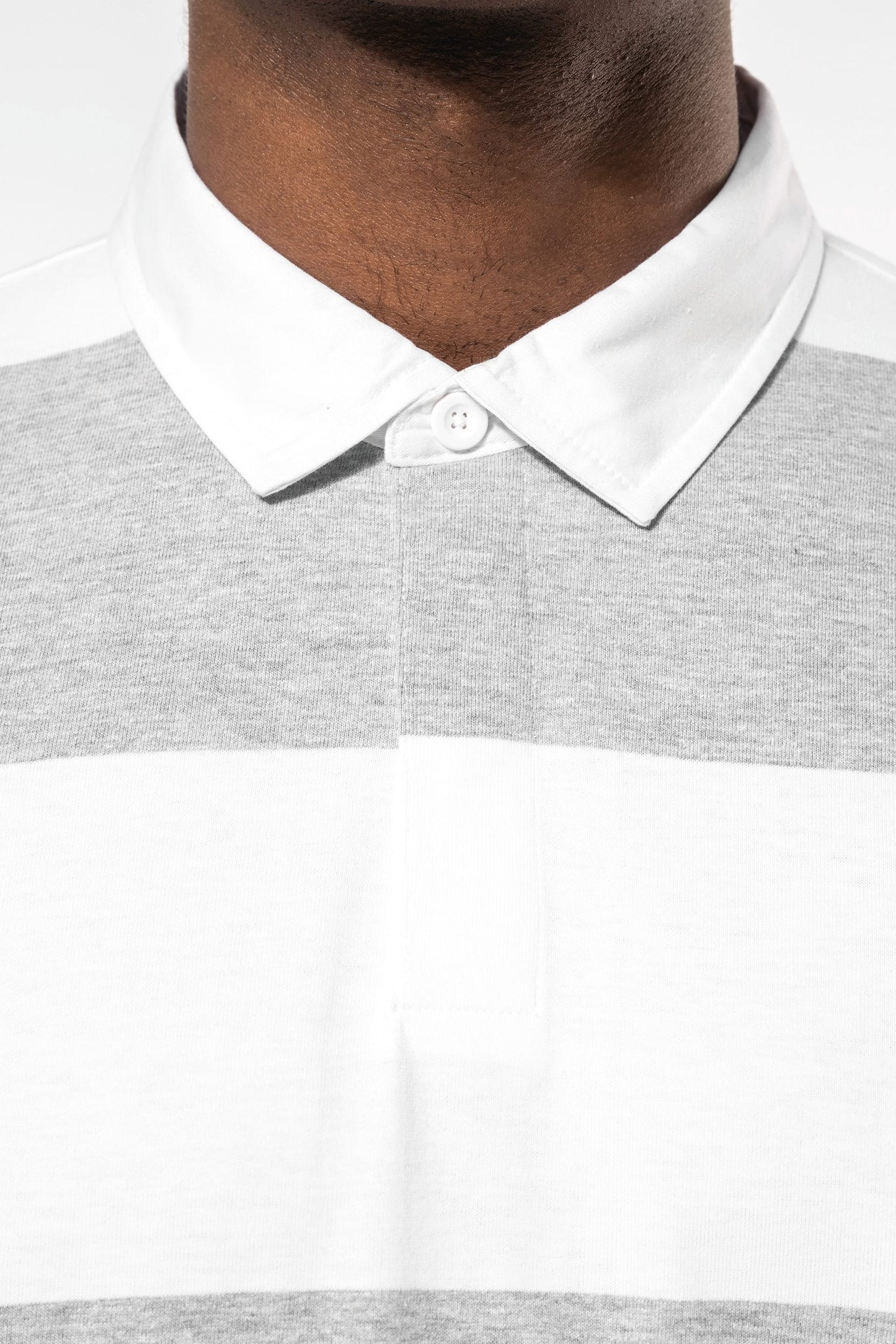K286 - Polo rugby a righe maniche corte unisex